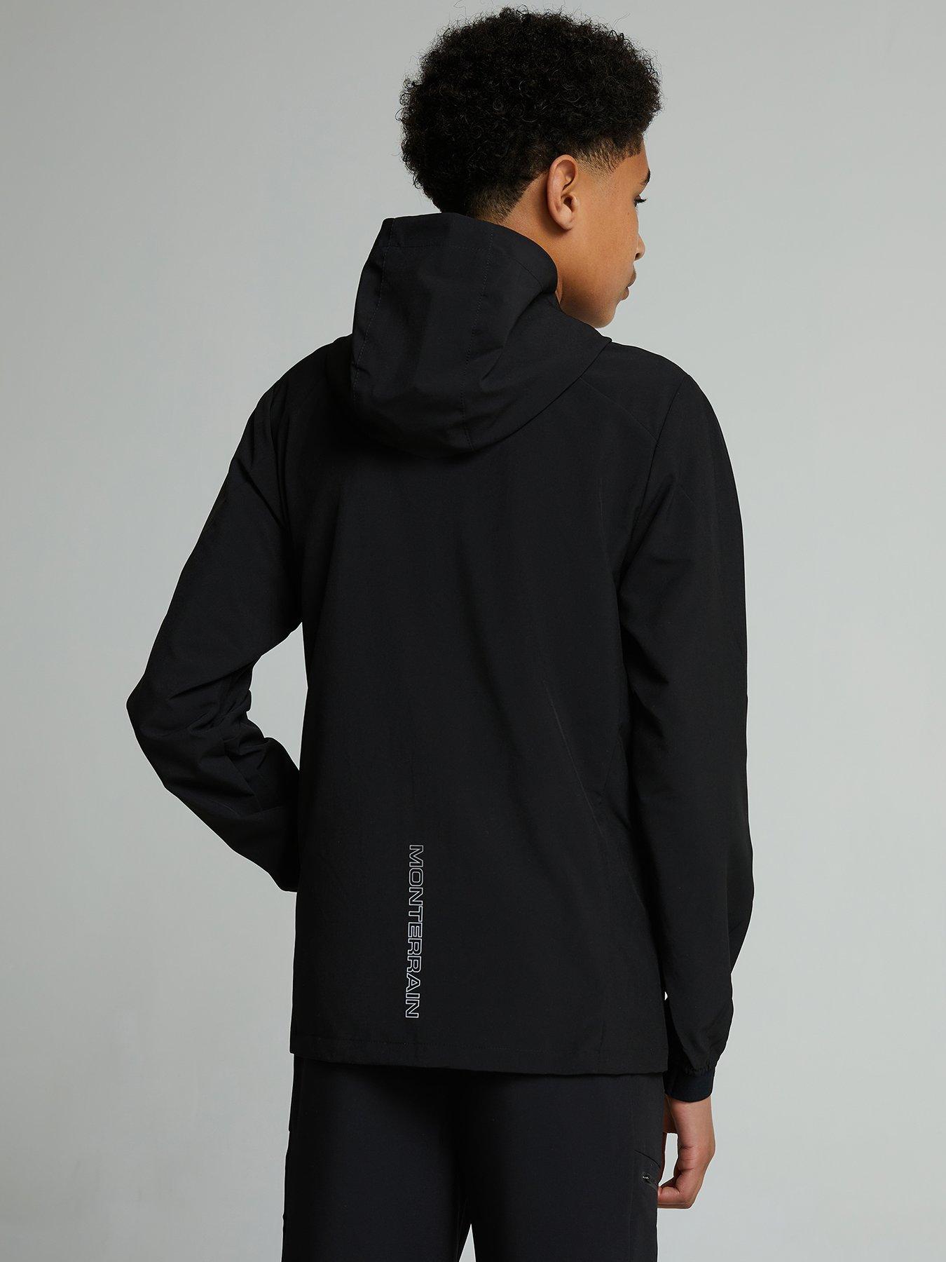 Image 3 of 7 of Monterrain Junior Ramble 3.0 Woven Running Jacket - Black