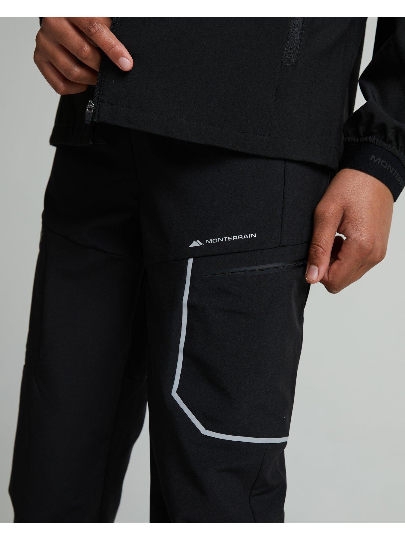 Image 5 of 5 of Monterrain Boys Ramble 3.0 Stretch Woven Running Pants - Black
