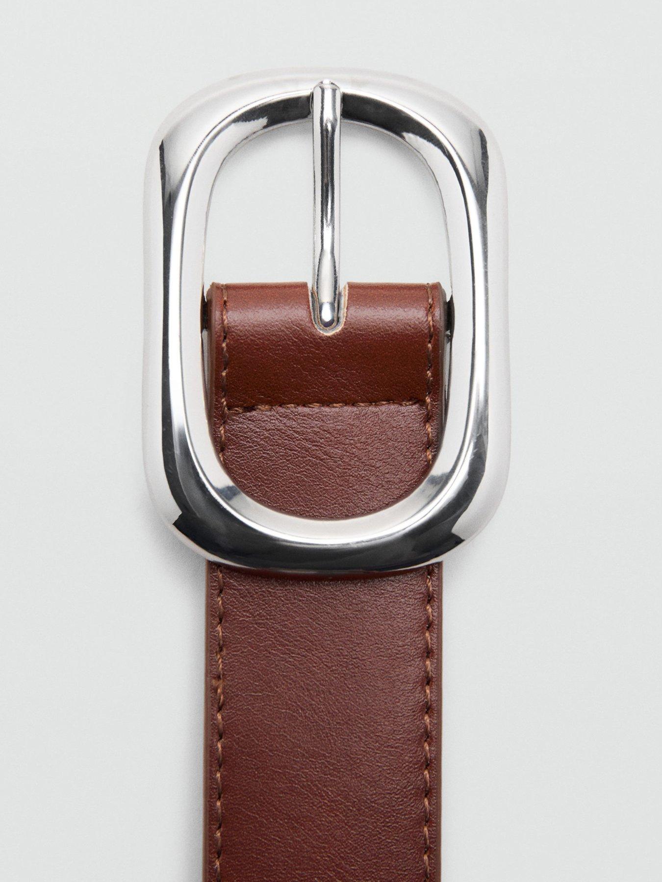Image 2 of 3 of Mango Oval Buckle Belt