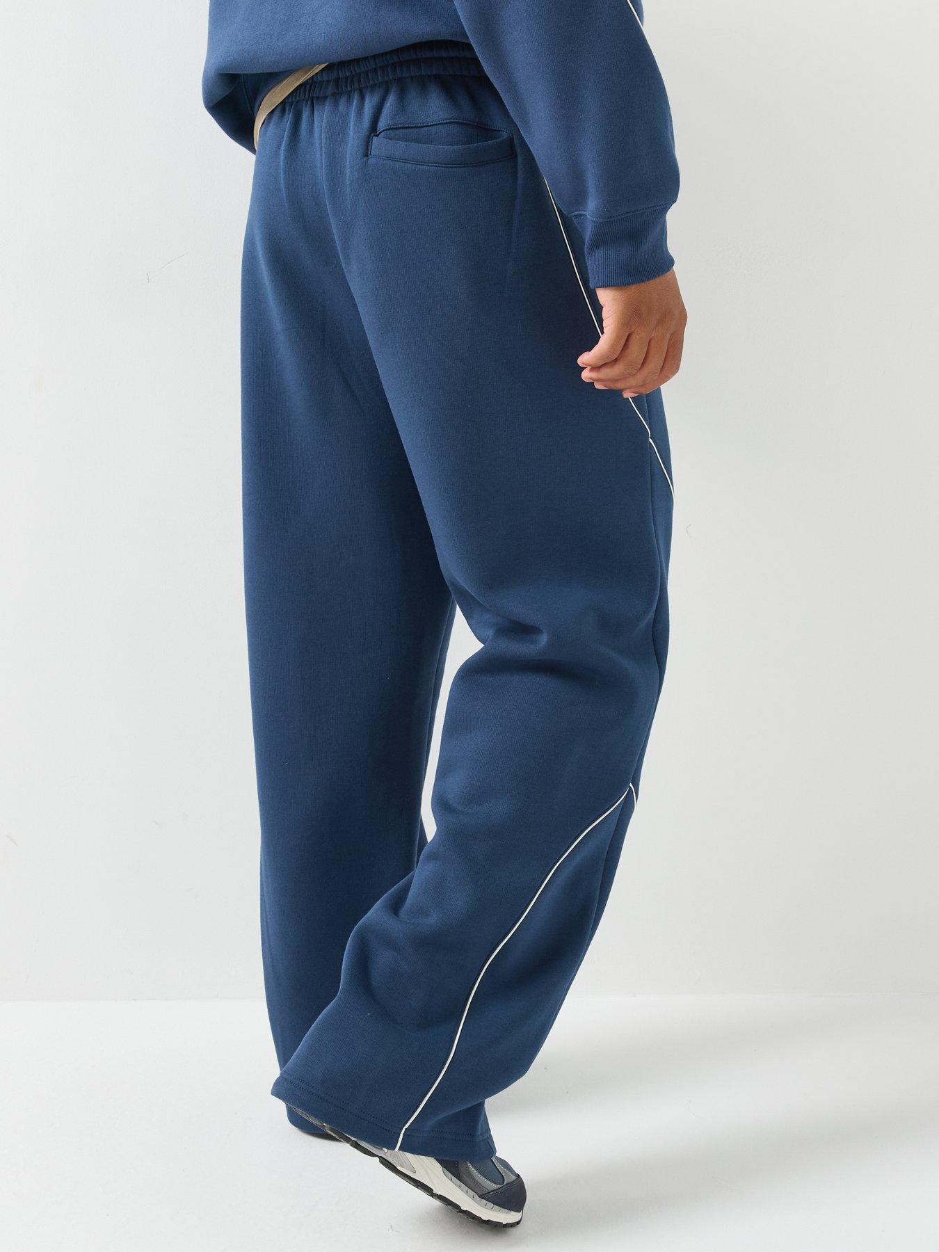 Image 2 of 6 of New Balance Mens Trackside Fleece Pant - Navy