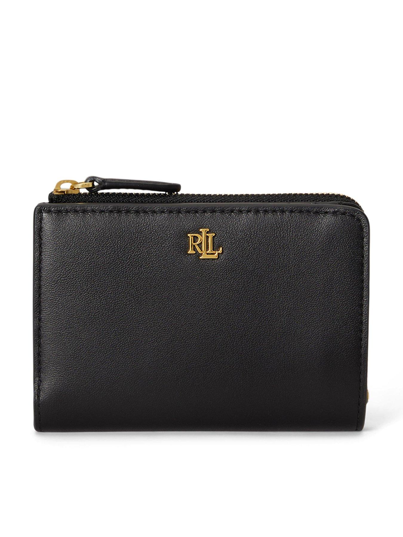 Lauren by Ralph Lauren Leather Small Bi-Fold Wallet - Black