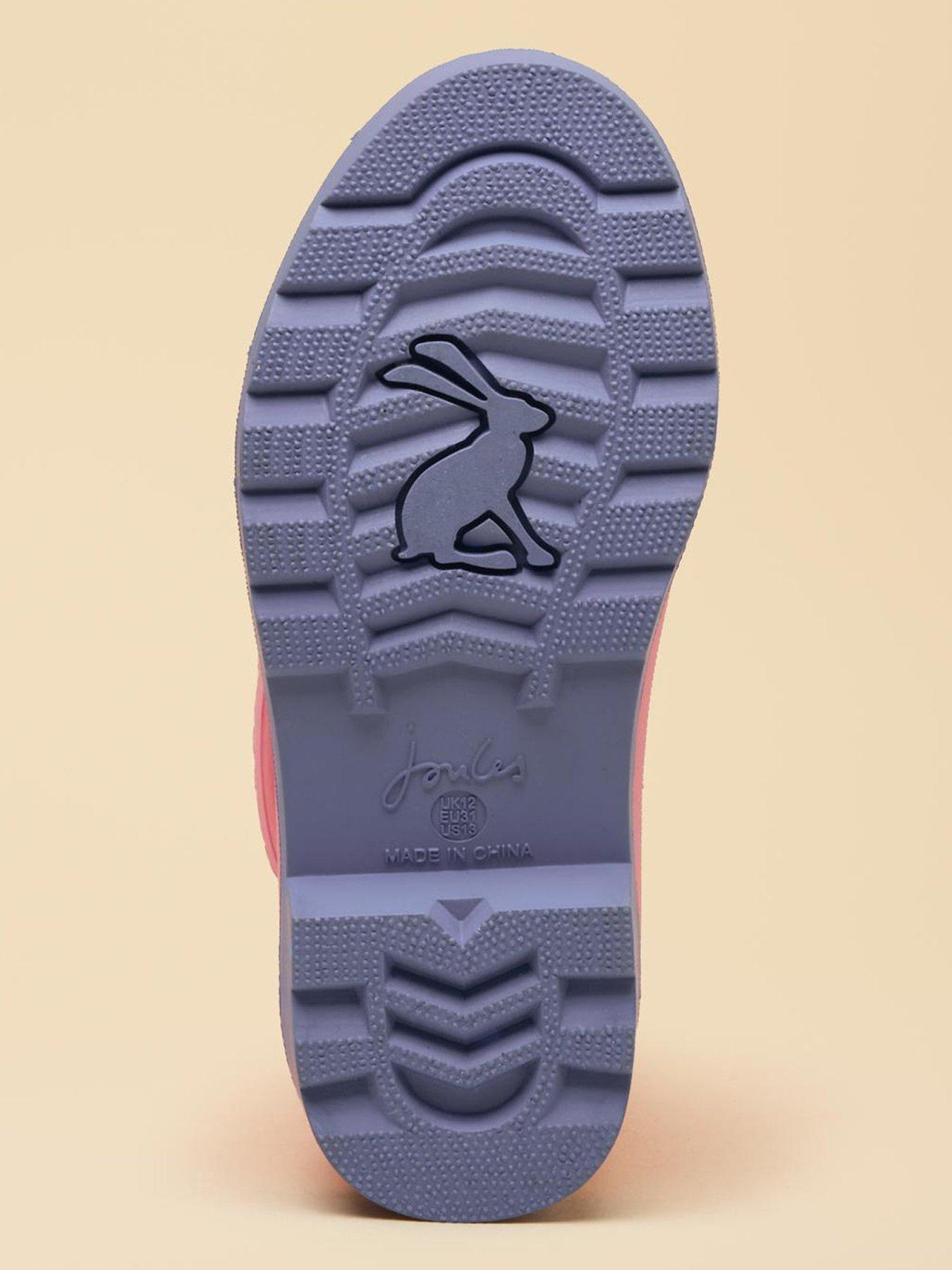 Image 4 of 5 of Joules Girls Colourblock Wellies - Pink