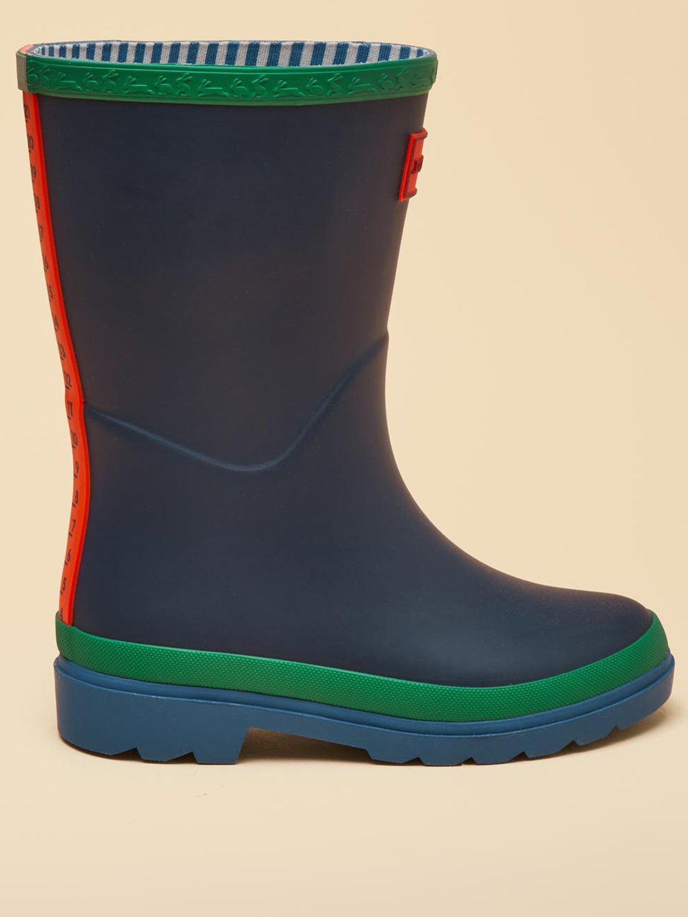 Image 1 of 5 of Joules Boys Colourblock Wellies - Blue