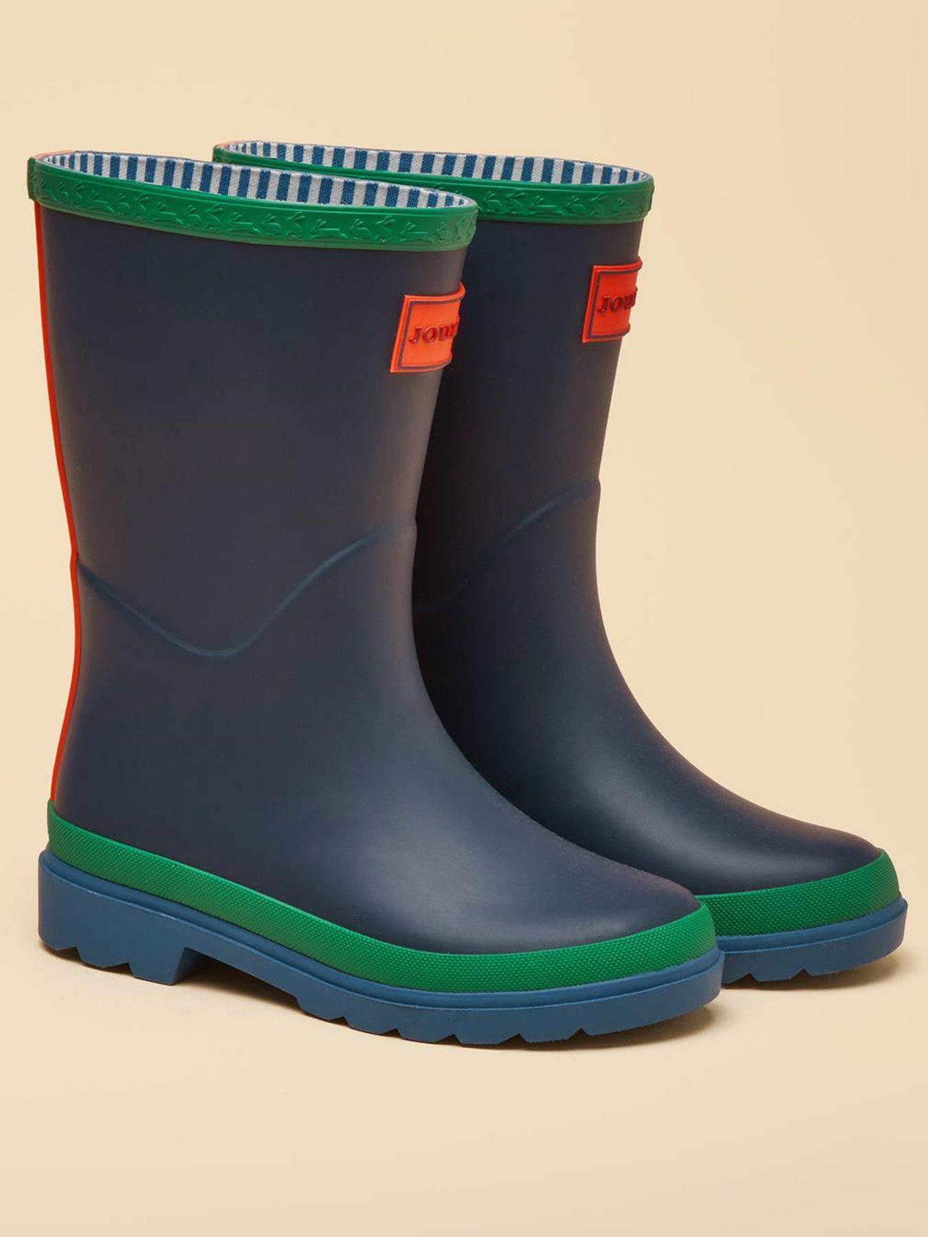 Image 2 of 5 of Joules Boys Colourblock Wellies - Blue
