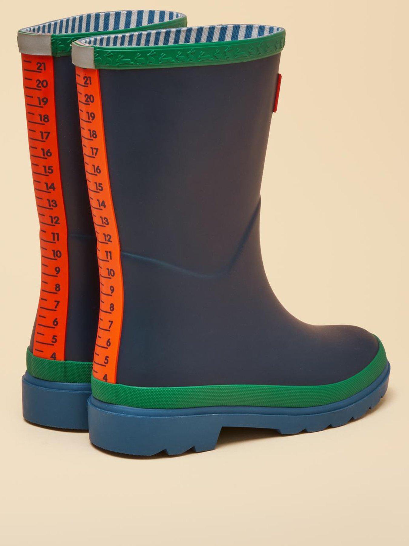 Image 3 of 5 of Joules Boys Colourblock Wellies - Blue
