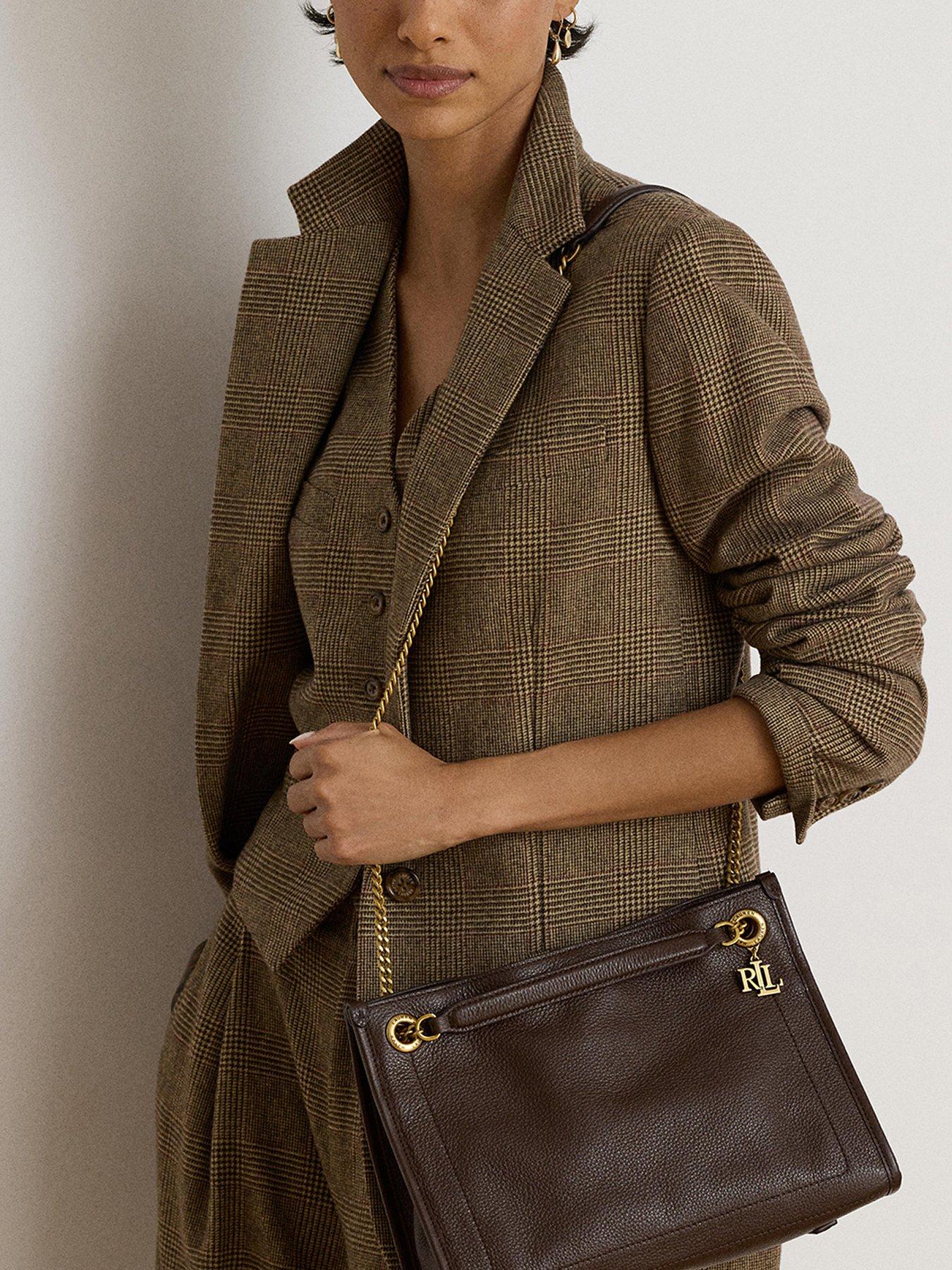 Lauren by Ralph Lauren Medium Bradley Shopping Tote Bag - Brown