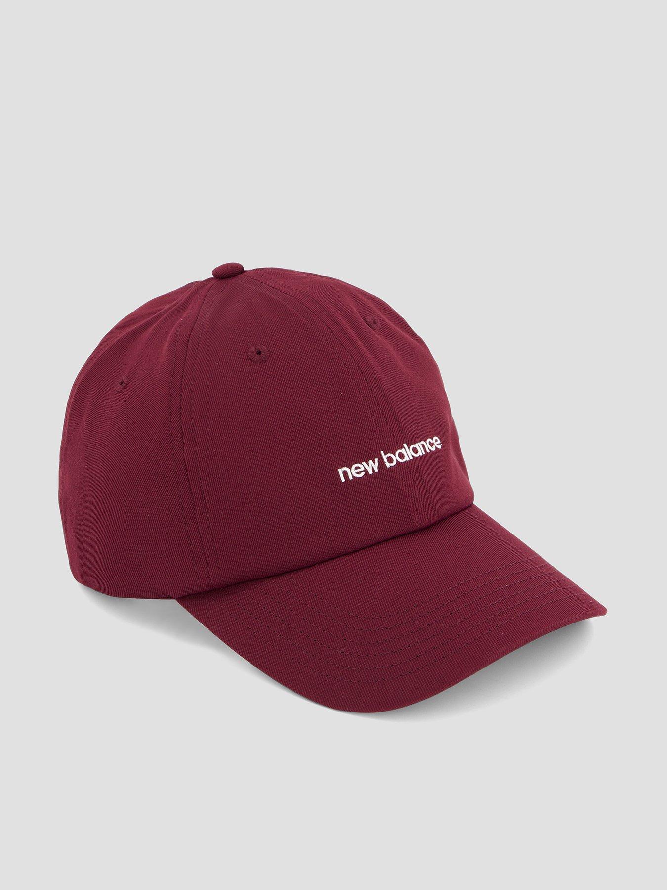 New Balance Womens 6 Panel Linear Logo Hat - Burgundy