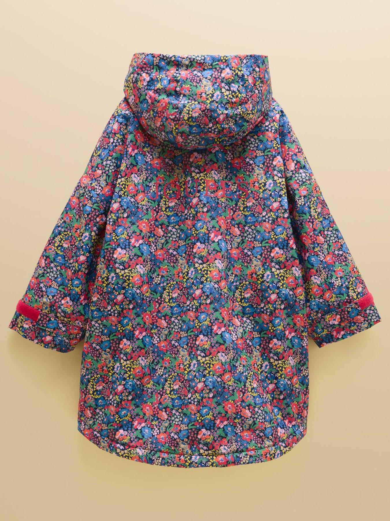 Image 2 of 5 of Joules Girls Ditsy Floral Changing Robe - Multi