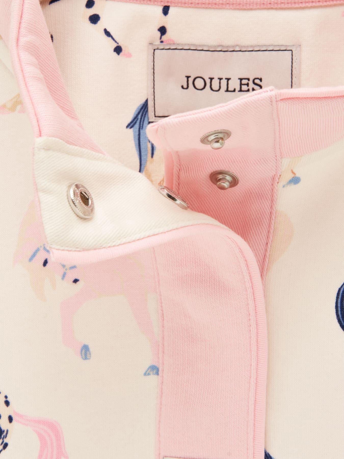 Image 5 of 6 of Joules Girls Burnham Horse Print Sweat - Cream