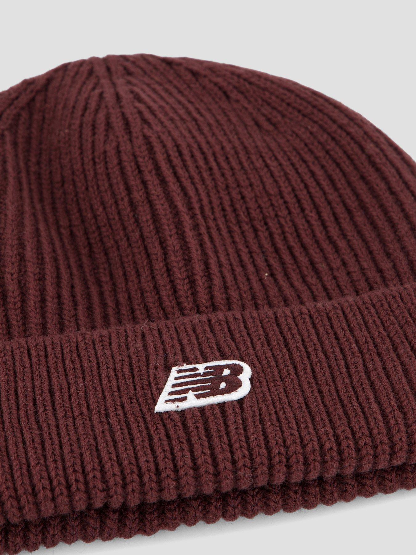 Image 3 of 4 of New Balance Unisex Winter Watchman Beanie NB Patch V 3.0 - Red