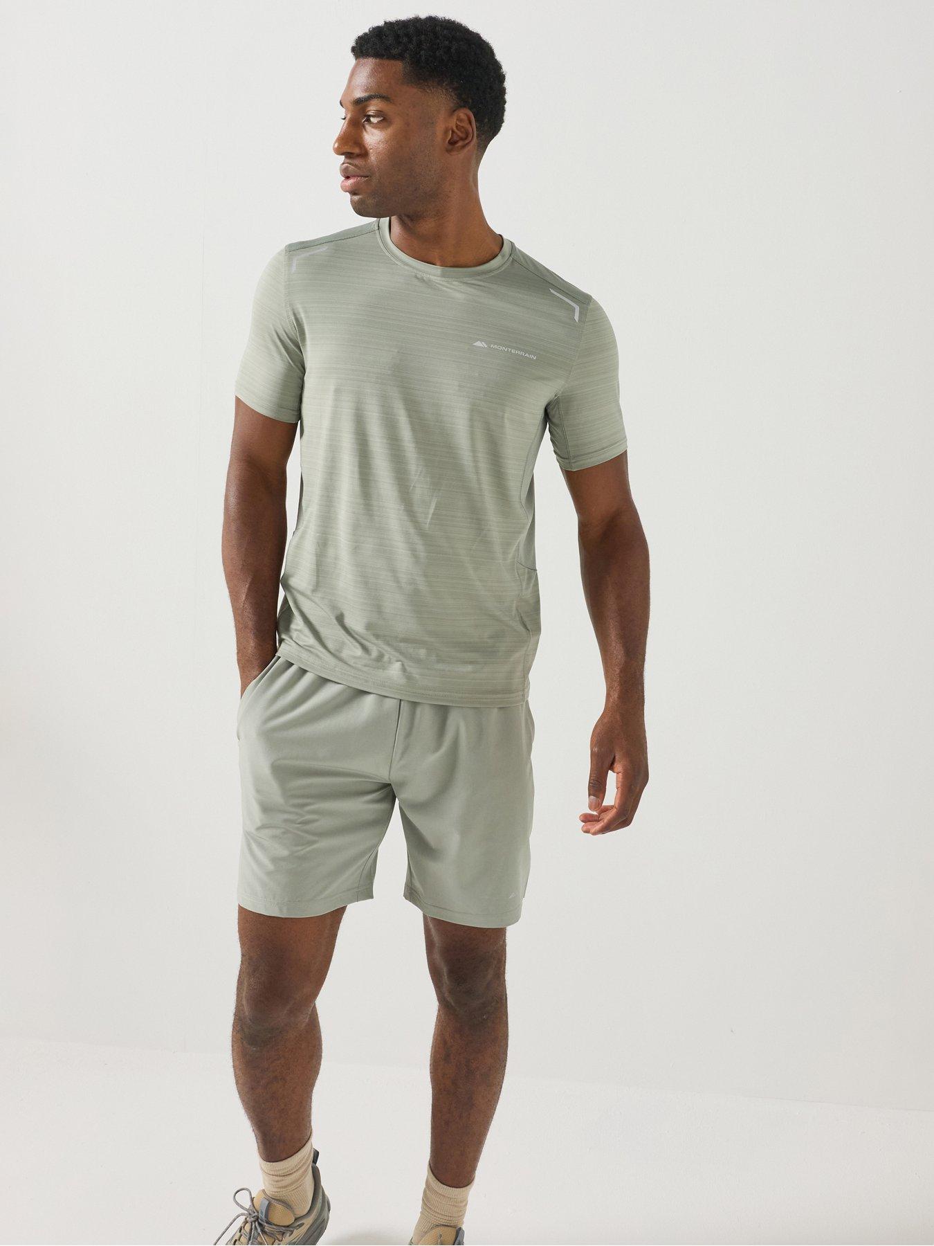Monterrain Mens Lyder 3.0 Space Dye T-Shirt - Grey