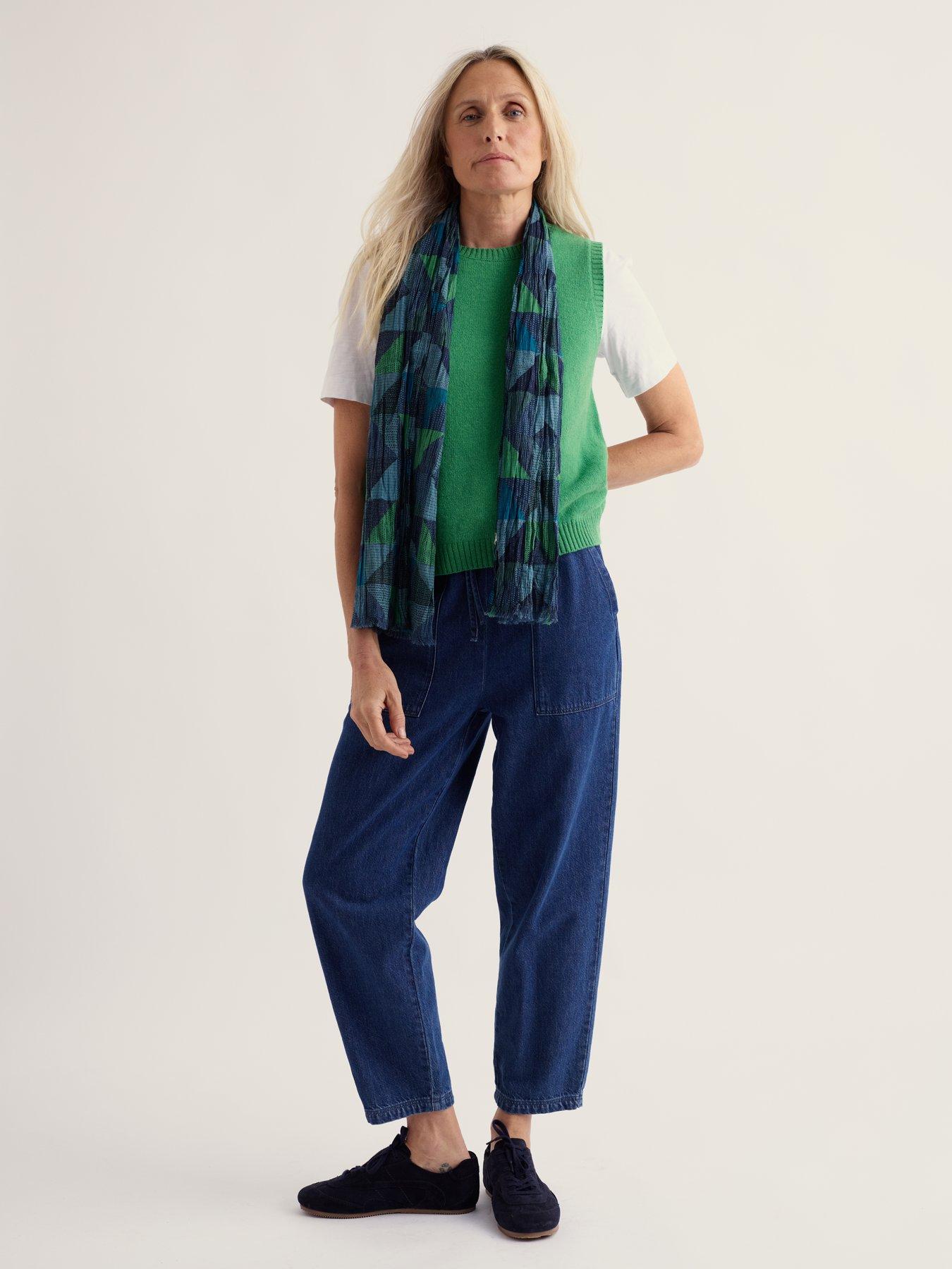 Image 3 of 5 of Seasalt Cornwall Women's Crew Neck Knit Tank Vest - Multi