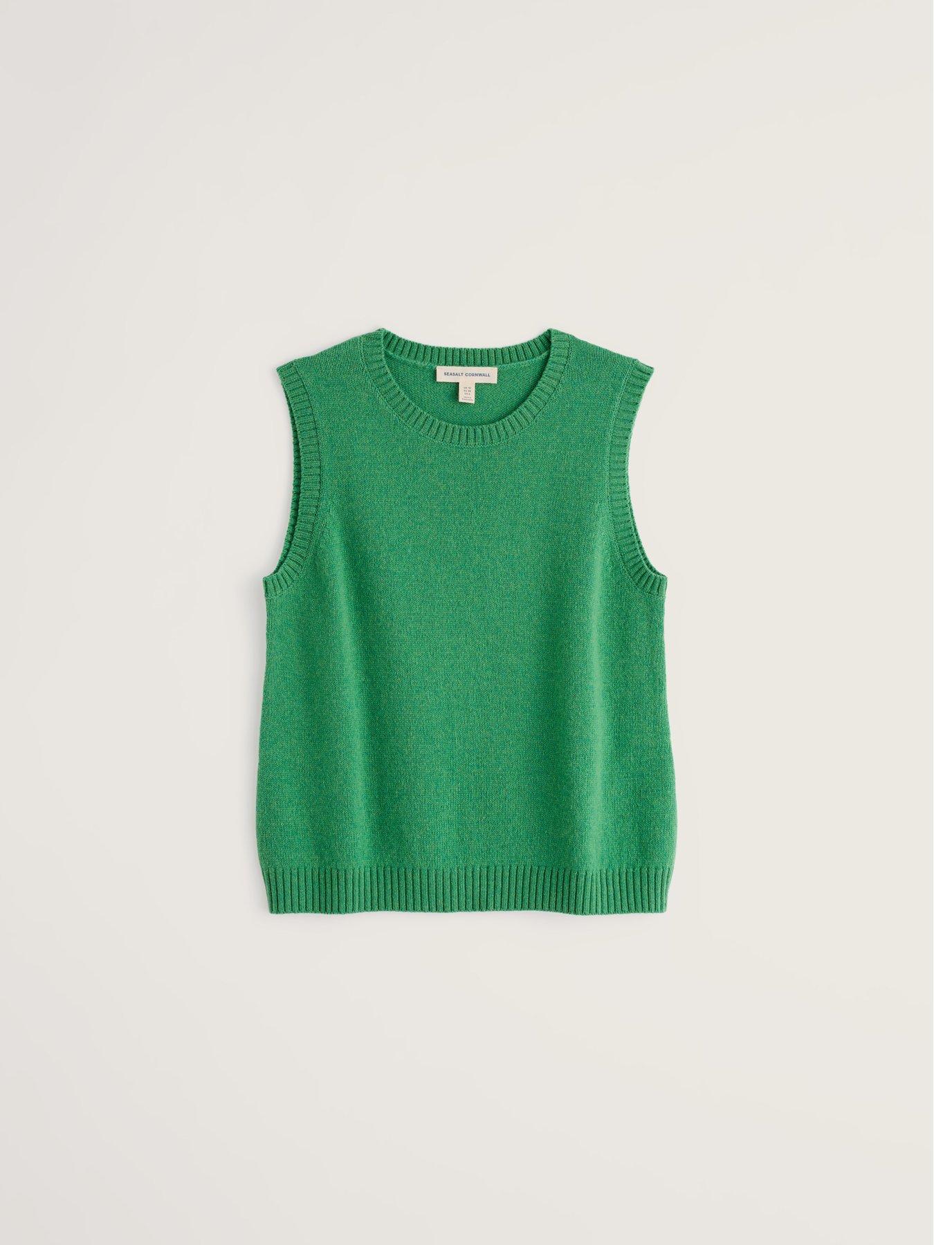 Image 4 of 5 of Seasalt Cornwall Women's Crew Neck Knit Tank Vest - Multi