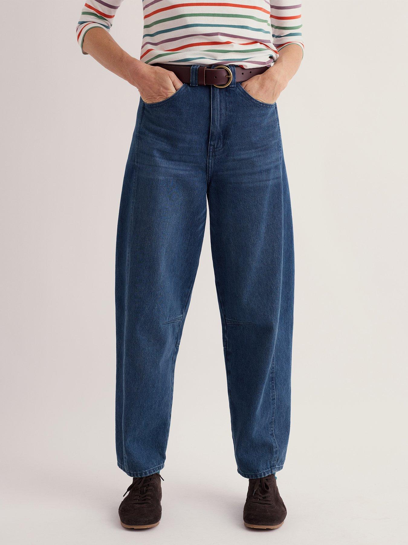 Seasalt Cornwall Women's Boatyard Barrel Leg Jeans - Multi