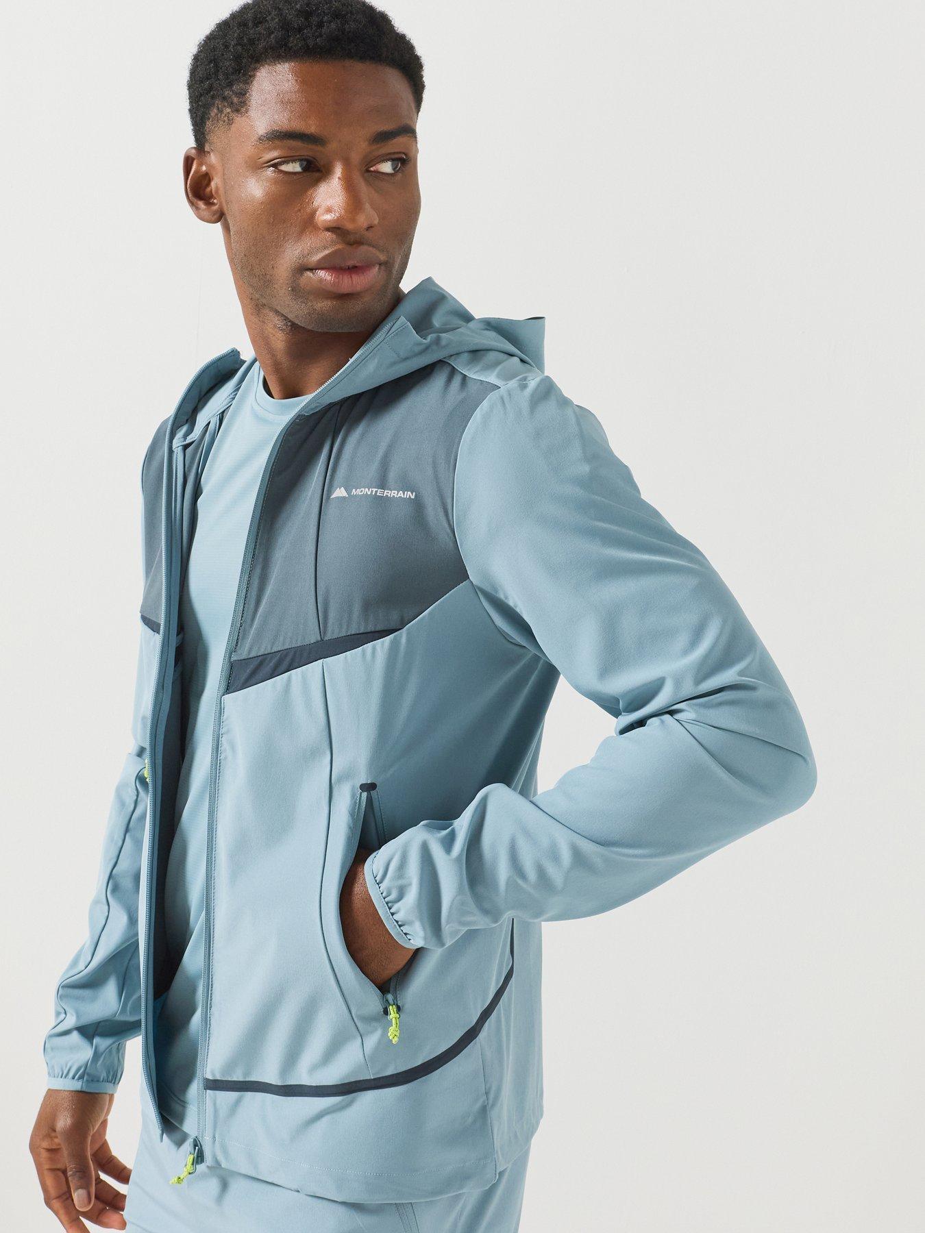 Monterrain Mens Defence Windrunner Jacket - Dusty Blue