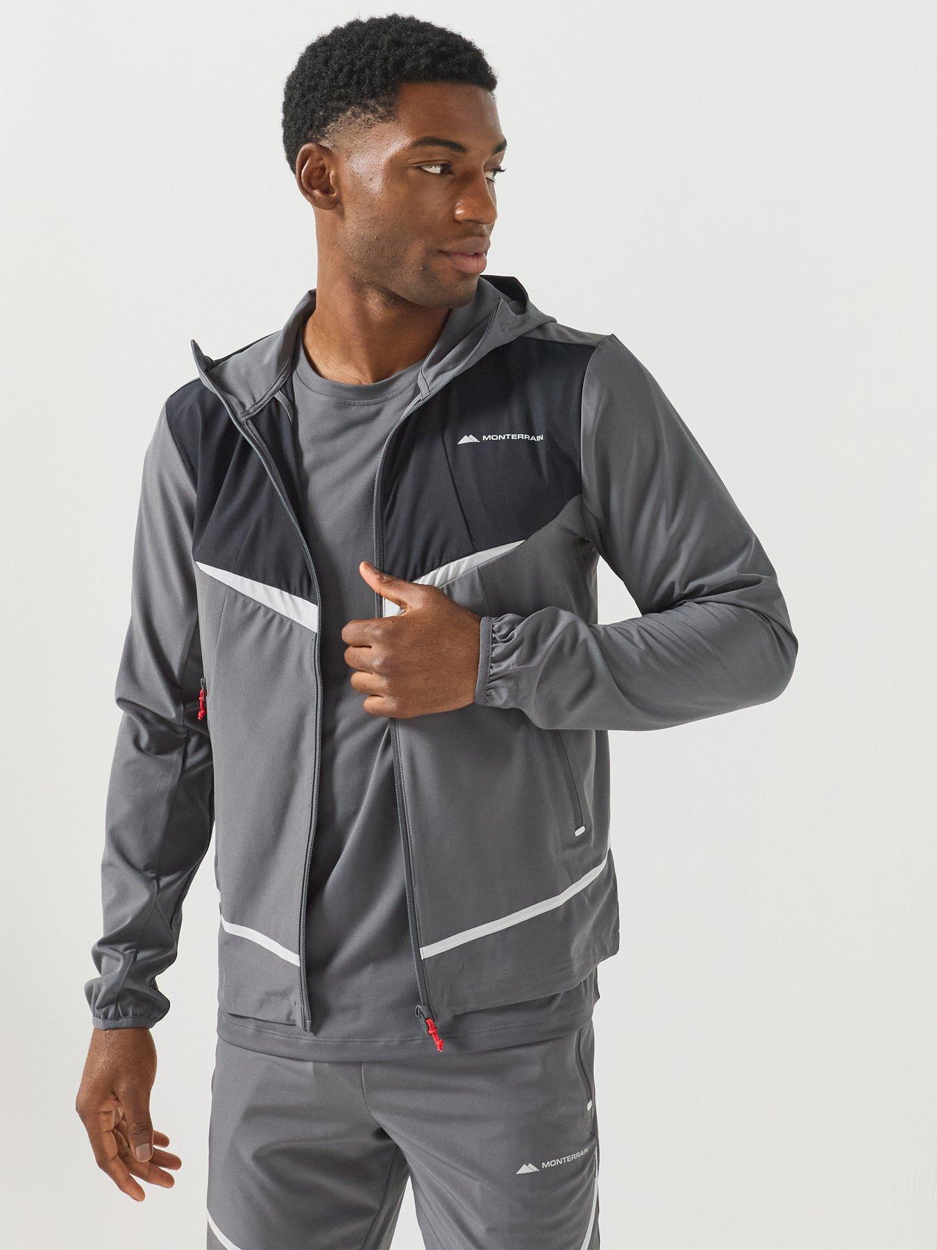 Monterrain Mens Defence Windrunner Jacket - Grey