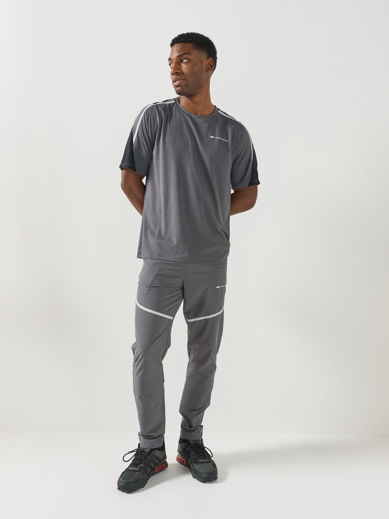 Image 3 of 5 of Monterrain Mens Defence Woven Running Pant - Grey