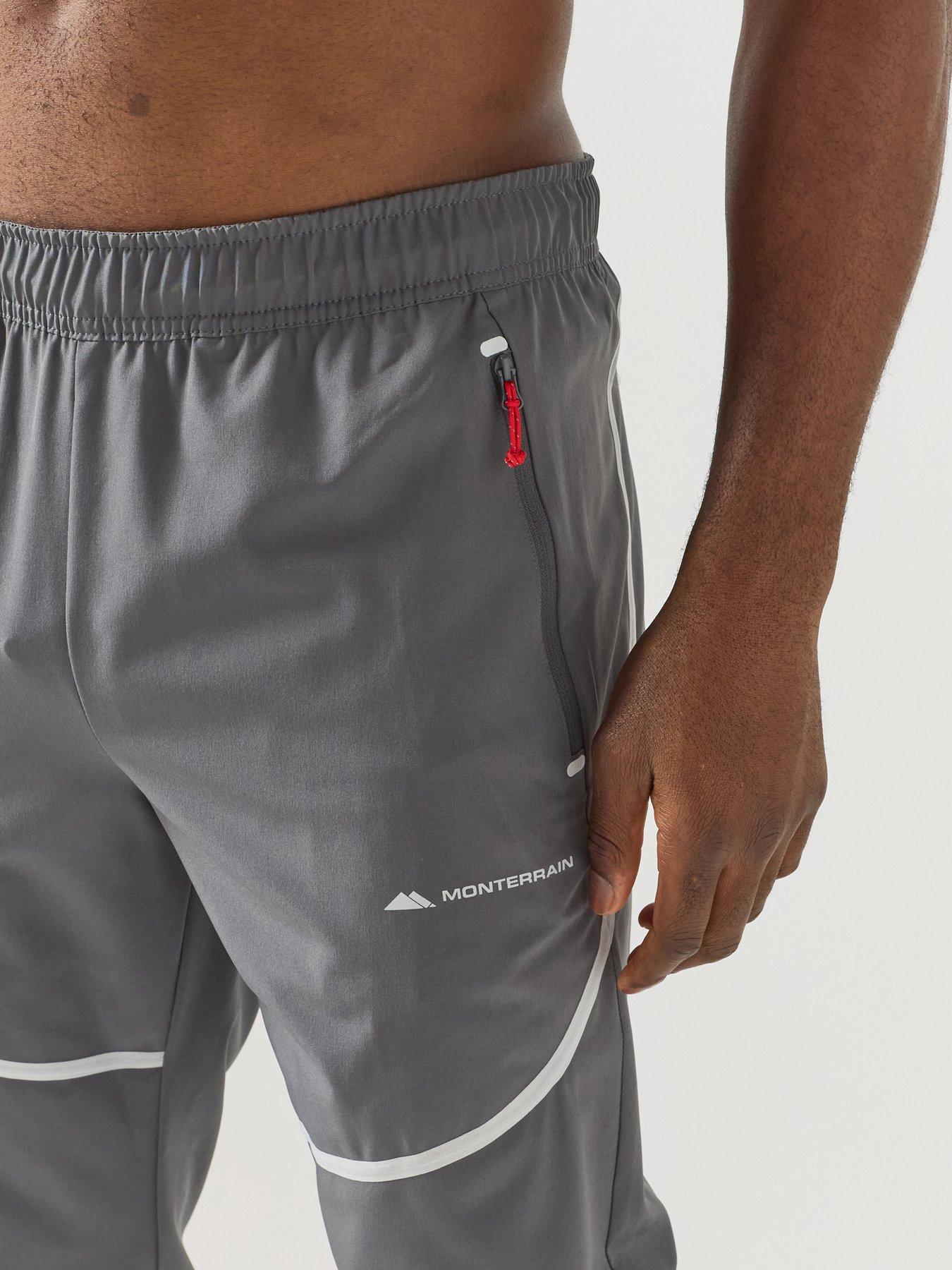 Image 5 of 5 of Monterrain Mens Defence Woven Running Pant - Grey