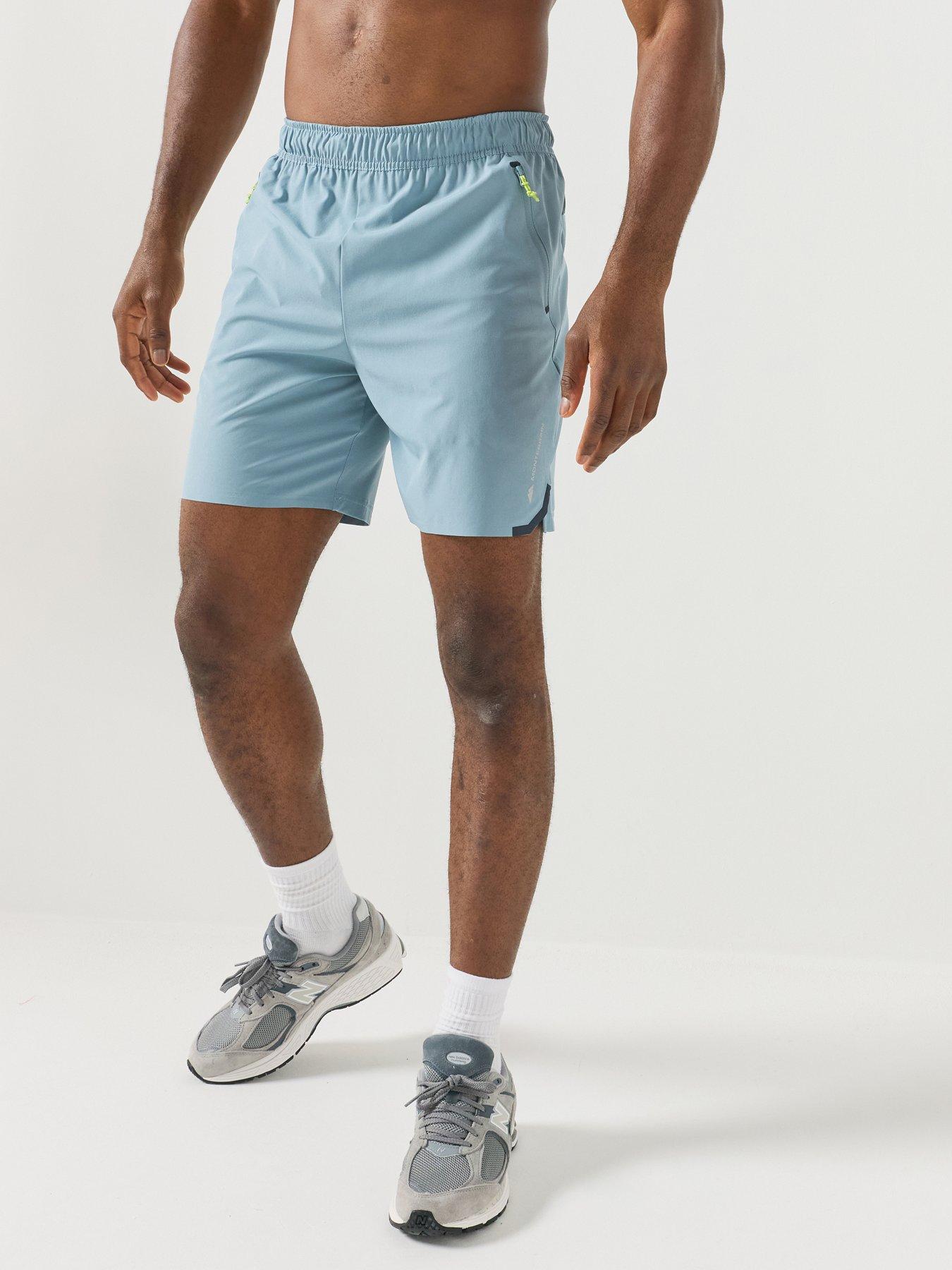 Monterrain Mens Defence Woven Short - Grey/Blue