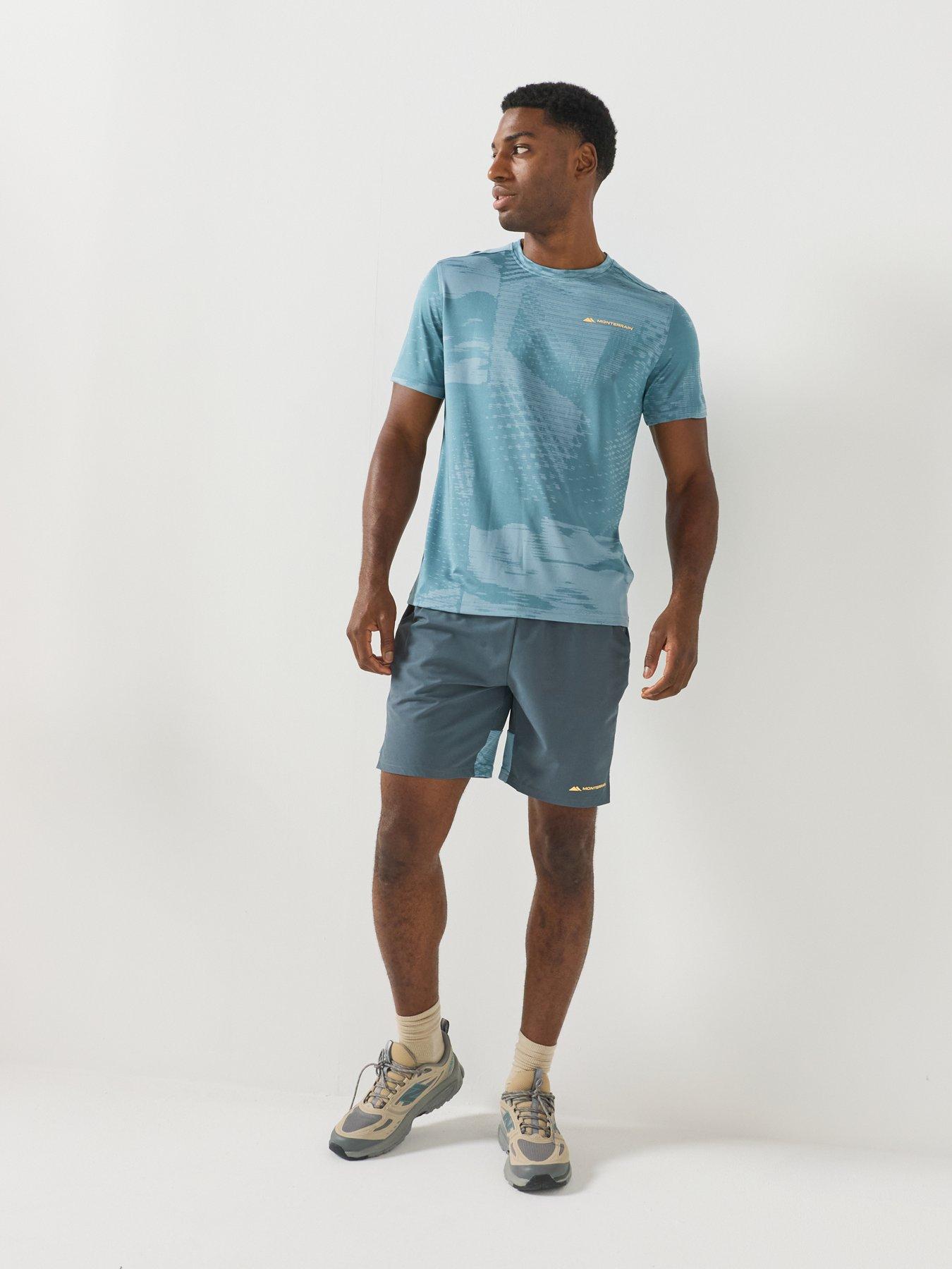 Image 3 of 5 of Monterrain Mens Divide Woven Running Short - Grey