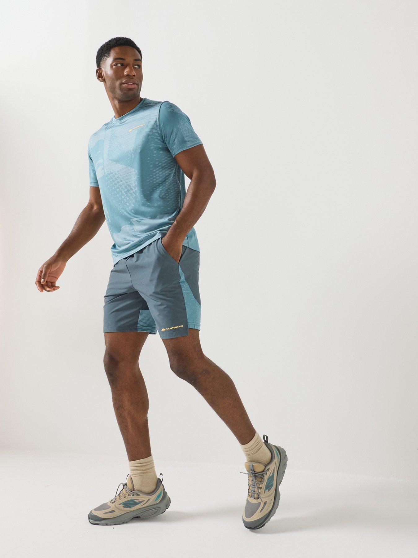 Image 4 of 5 of Monterrain Mens Divide Woven Running Short - Grey