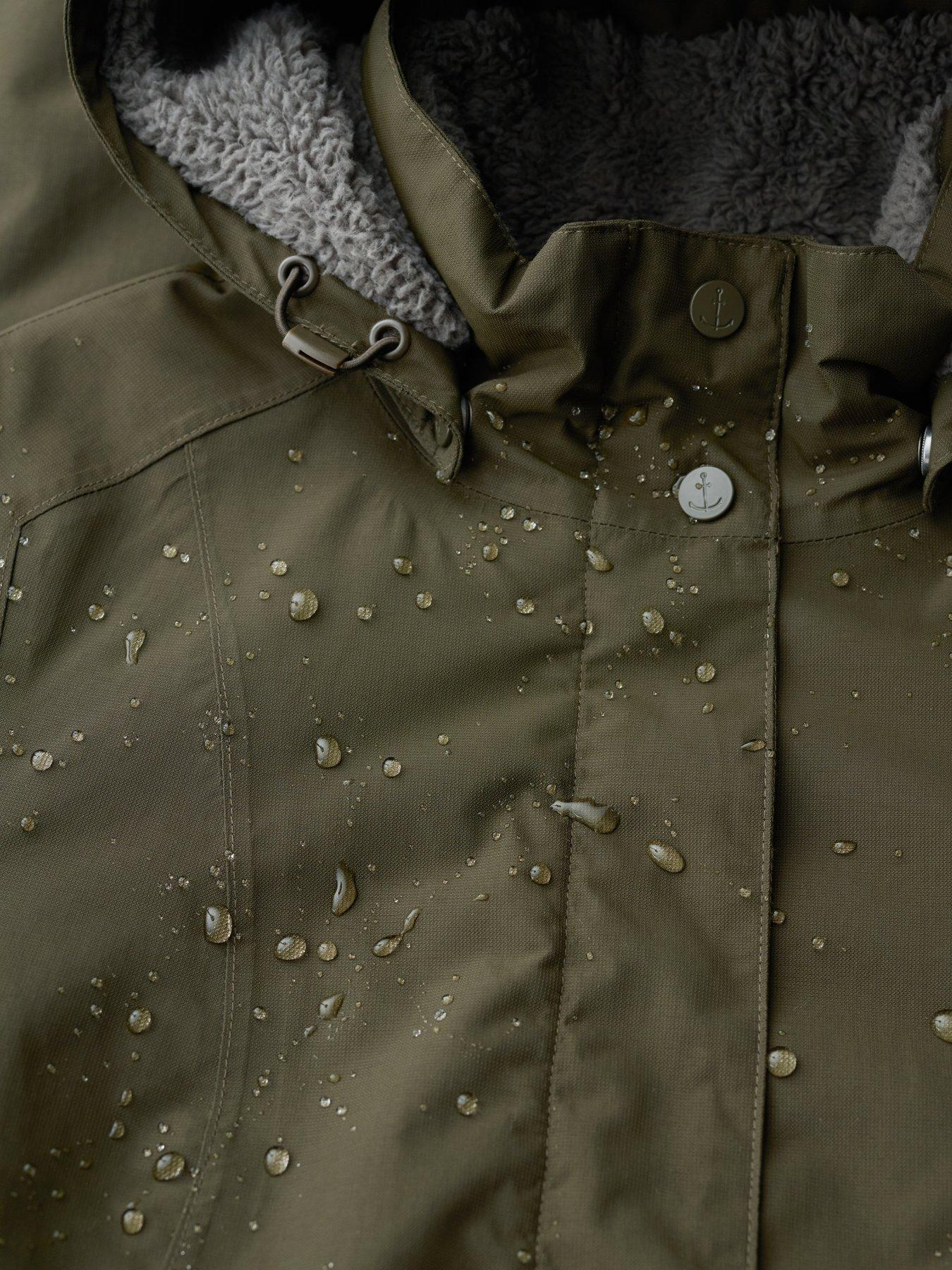 Image 5 of 5 of Seasalt Cornwall Janelle Waterproof Raincoat - Green