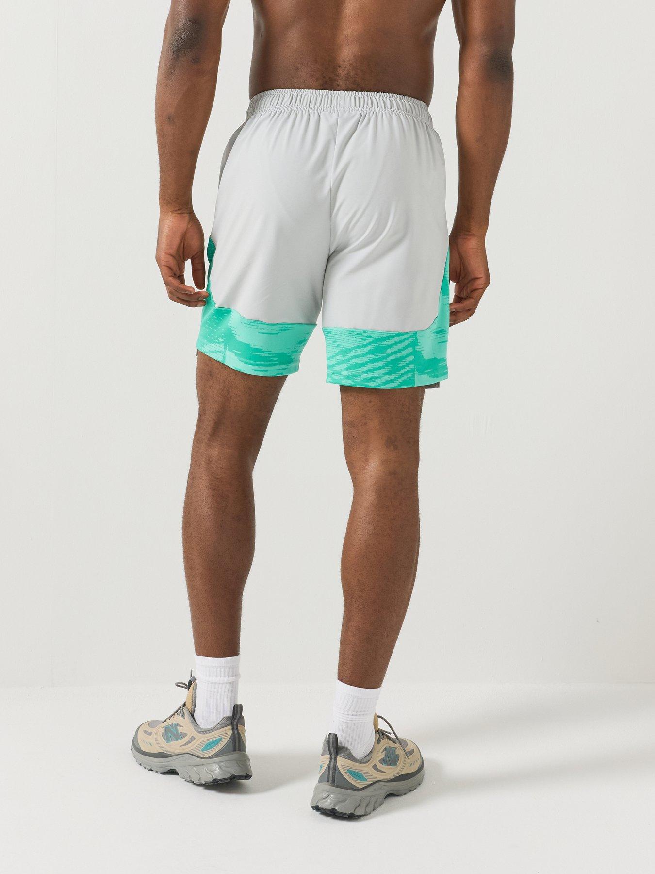 Image 2 of 5 of Monterrain Mens Divide Woven Running Short - Green