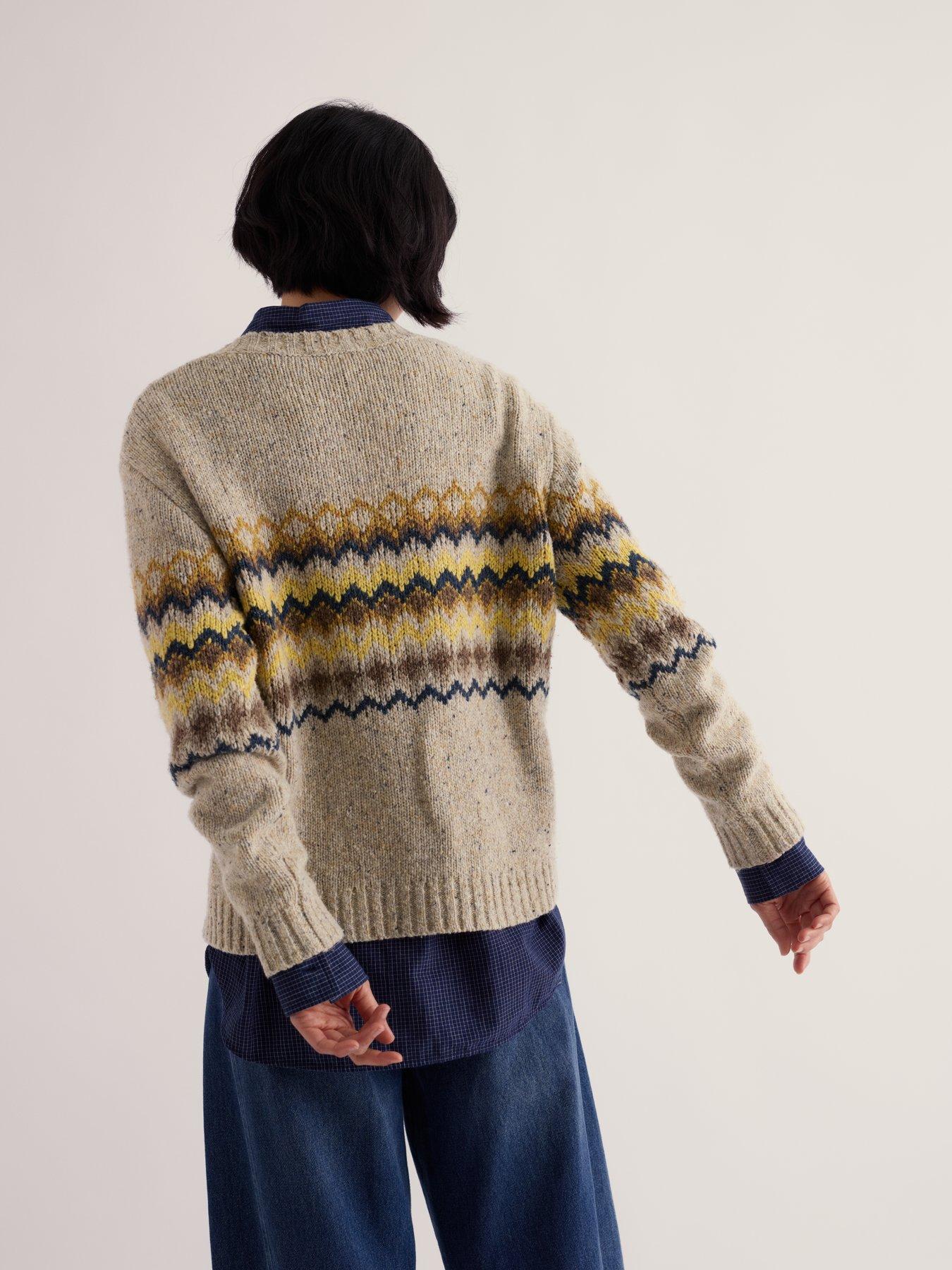 Image 2 of 5 of Seasalt Cornwall Golden Light Fair Isle Jumper - Beige