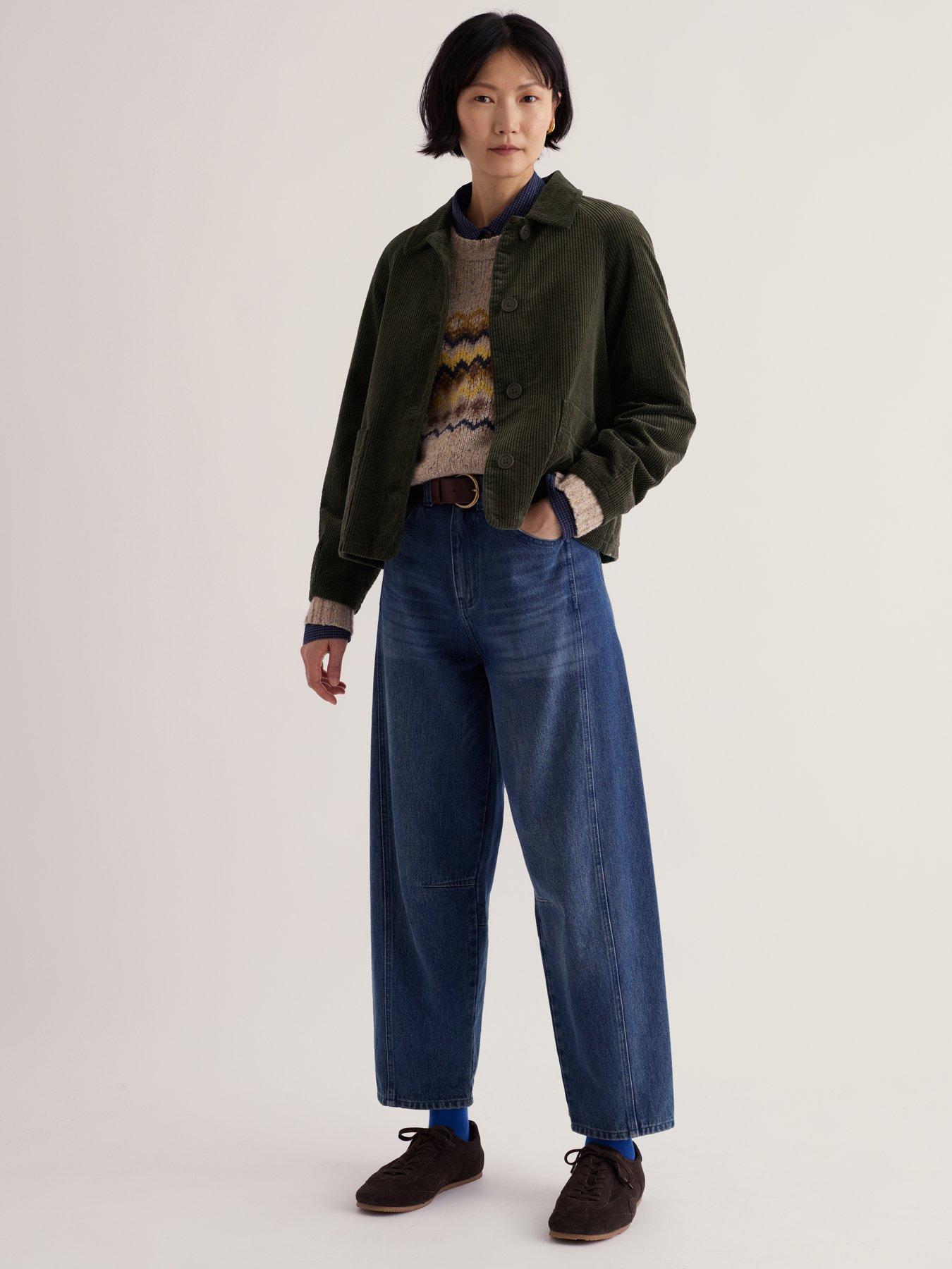 Image 3 of 5 of Seasalt Cornwall Ocean Mist Cord Jacket - Green