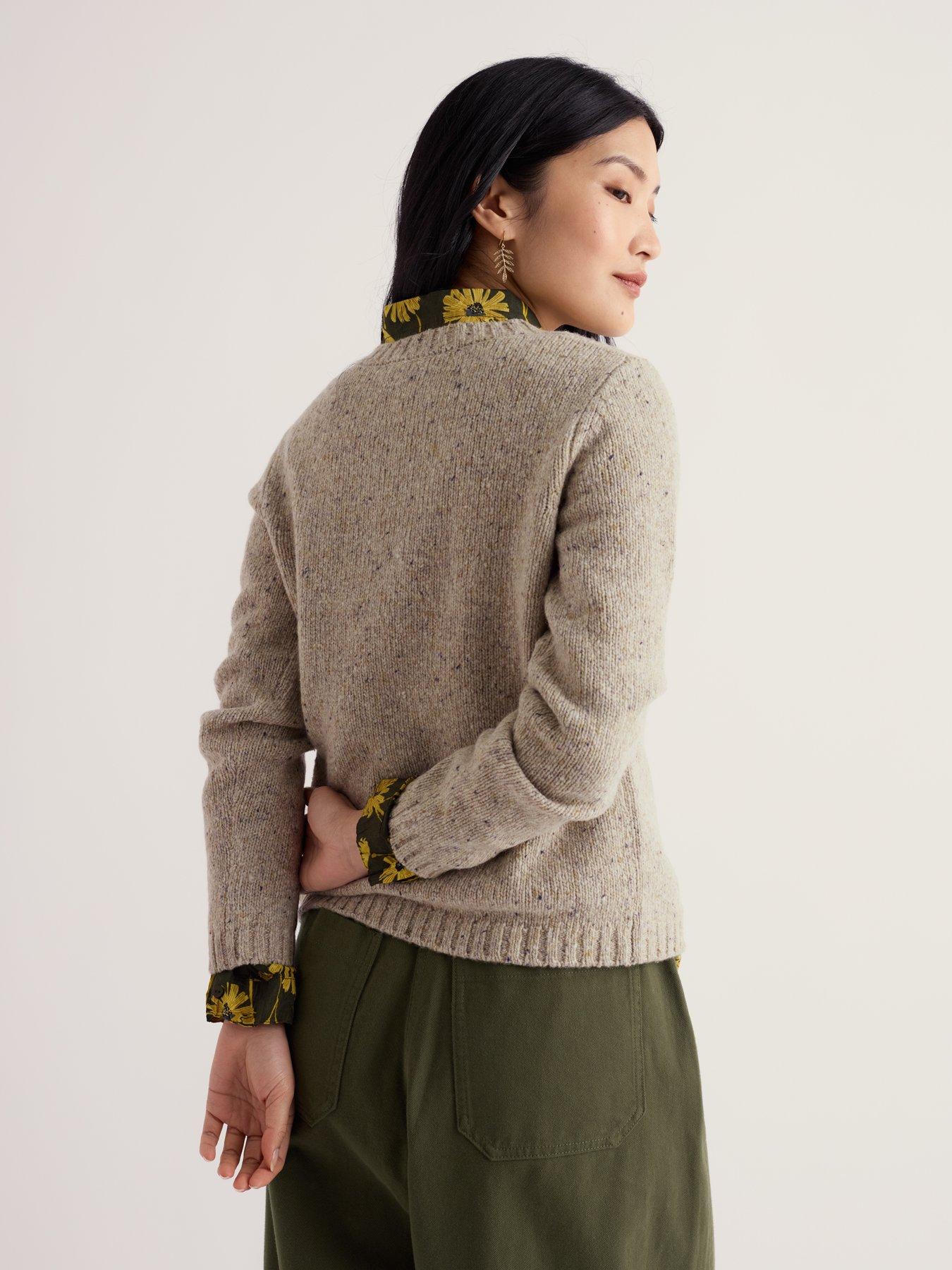 Image 2 of 5 of Seasalt Cornwall Dawson Pick Jumper Made With Merino - Birch