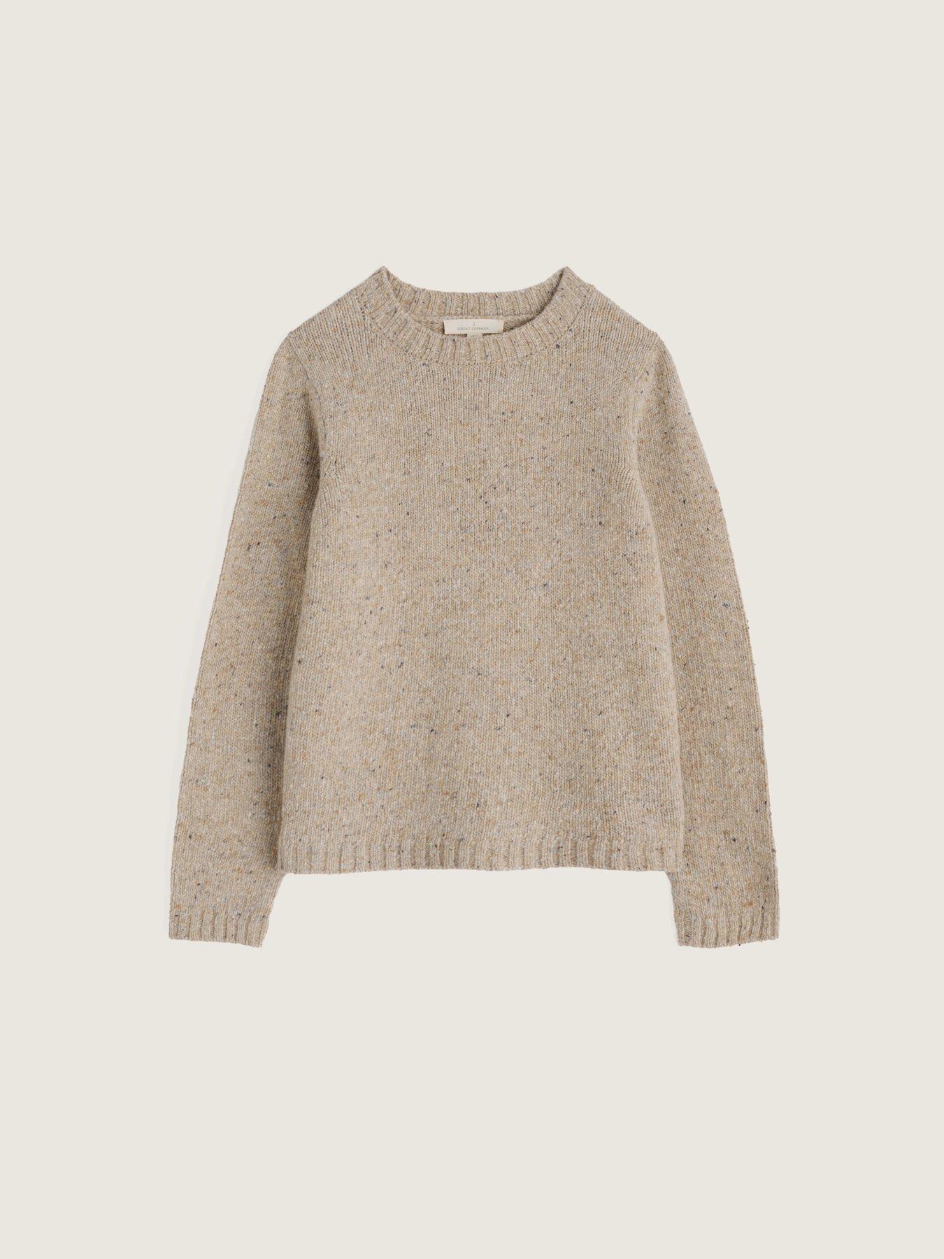 Image 4 of 5 of Seasalt Cornwall Dawson Pick Jumper Made With Merino - Birch