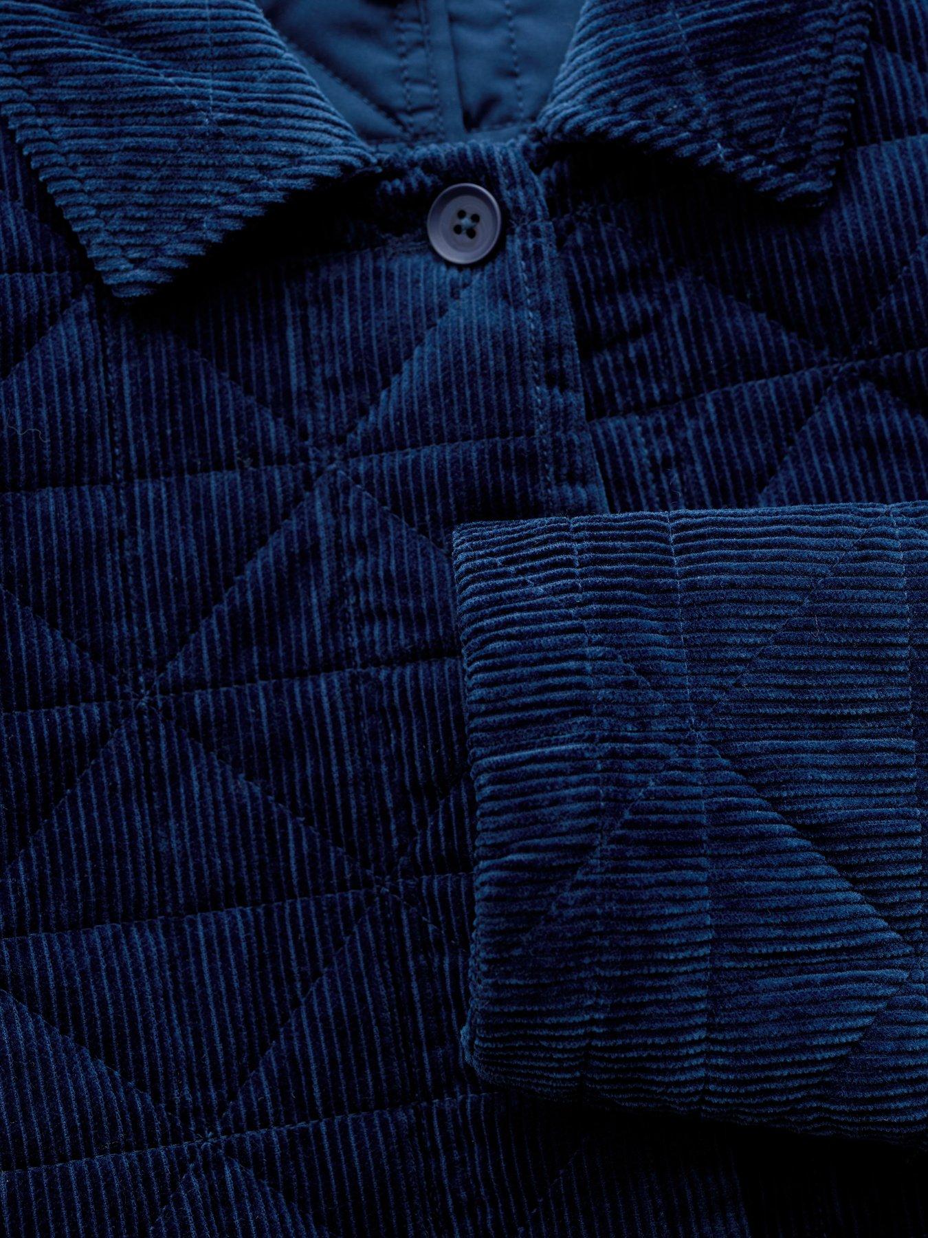 Image 5 of 5 of Seasalt Cornwall Incoming Tide Quilted Jacket - Blue