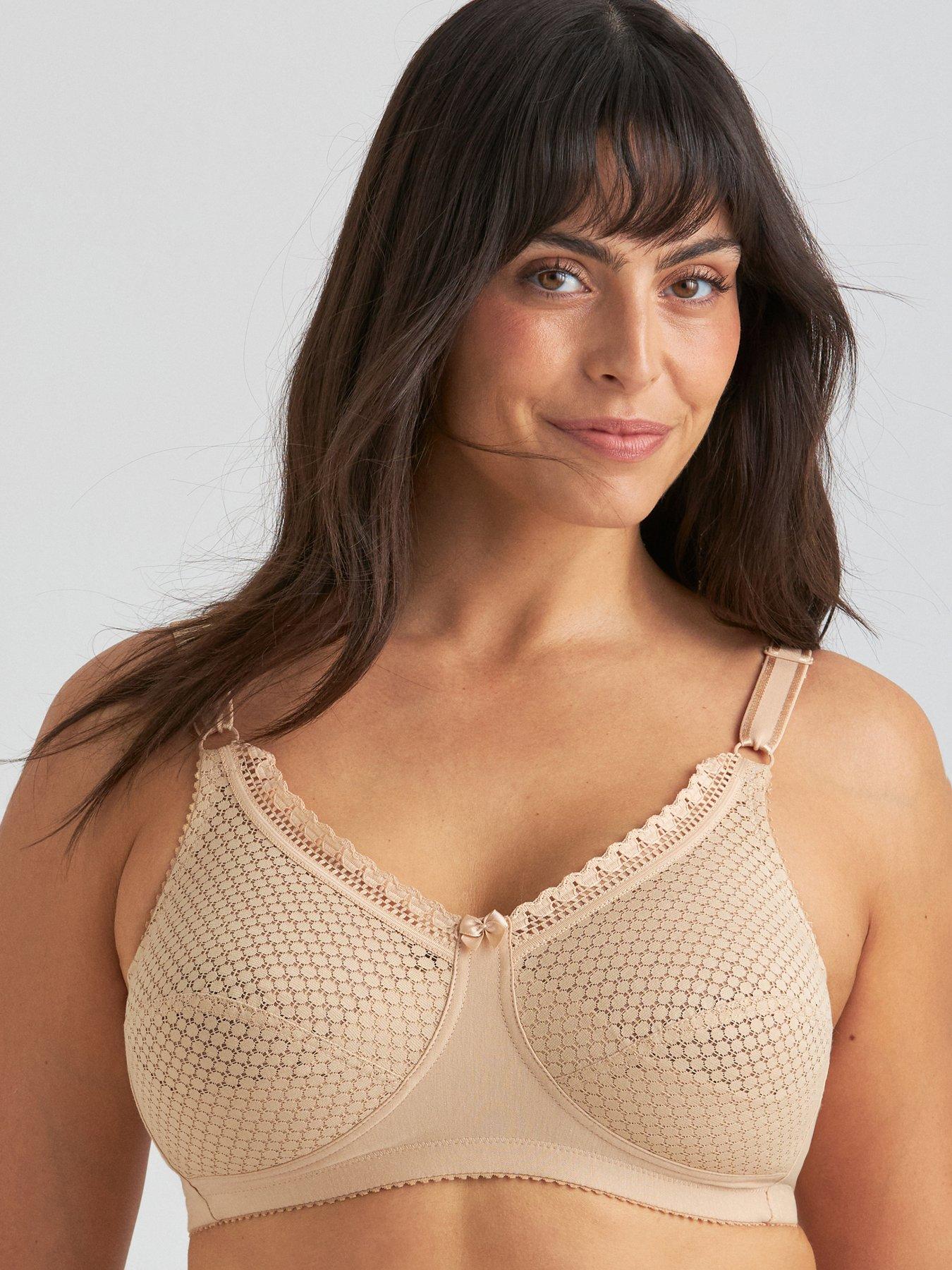 Miss Mary of Sweden Miss Mary Of Sweden Cotton Dots Non-wired Bra - Beige
