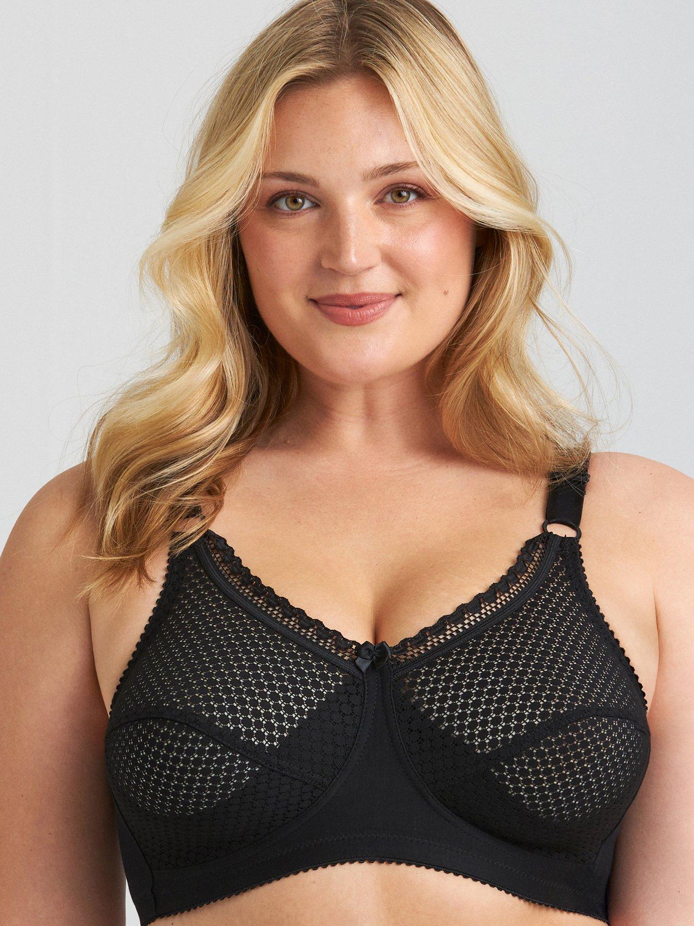 Miss Mary of Sweden Miss Mary Of Sweden Cotton Dots Non-wired Bra - Black