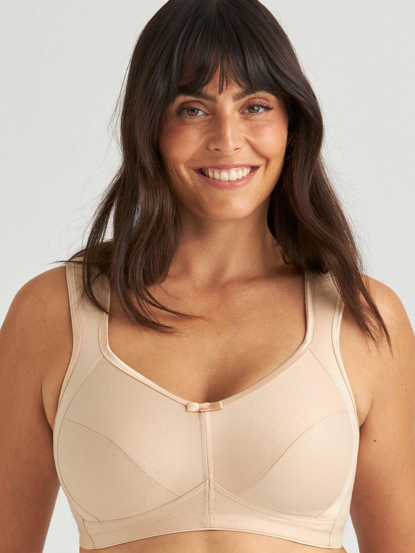 Miss Mary of Sweden Miss Mary Of Sweden Freedom Skin-relief Cotton Non-wired Bra - Beige