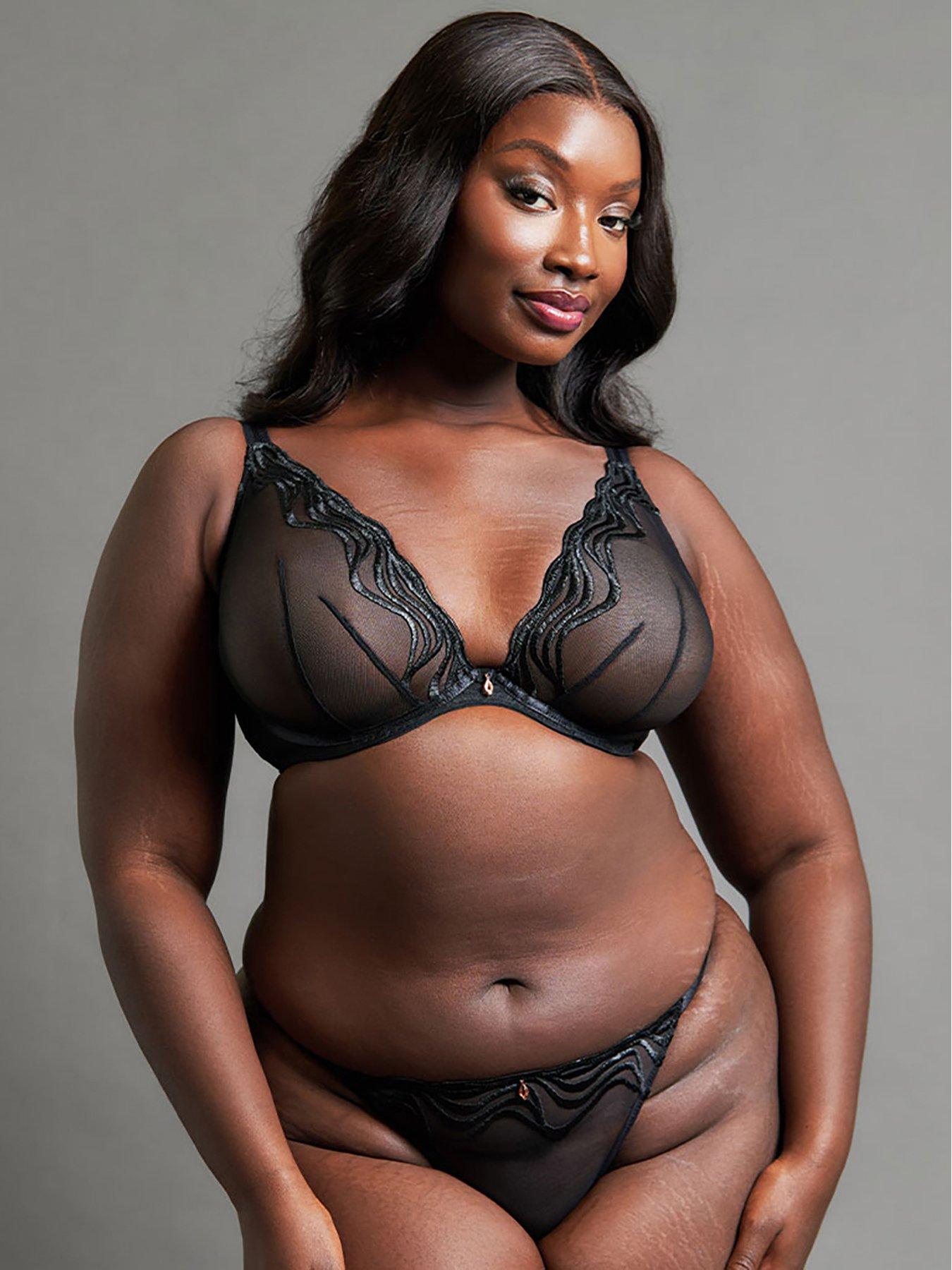 Image 3 of 6 of Curvy Kate Scantilly By Curvy Kate Intoxicated Tanga Brief - Black
