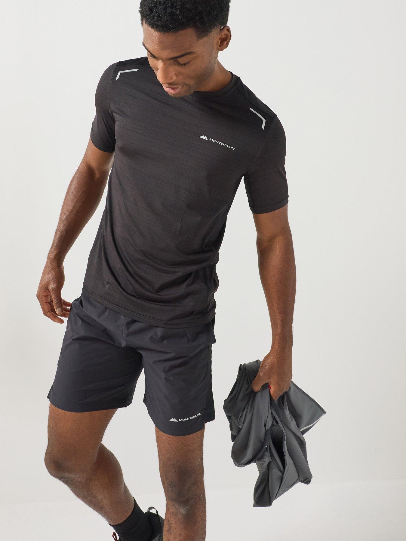 Monterrain Mens Lyder 3.0 Space Dye T-Shirt - Black