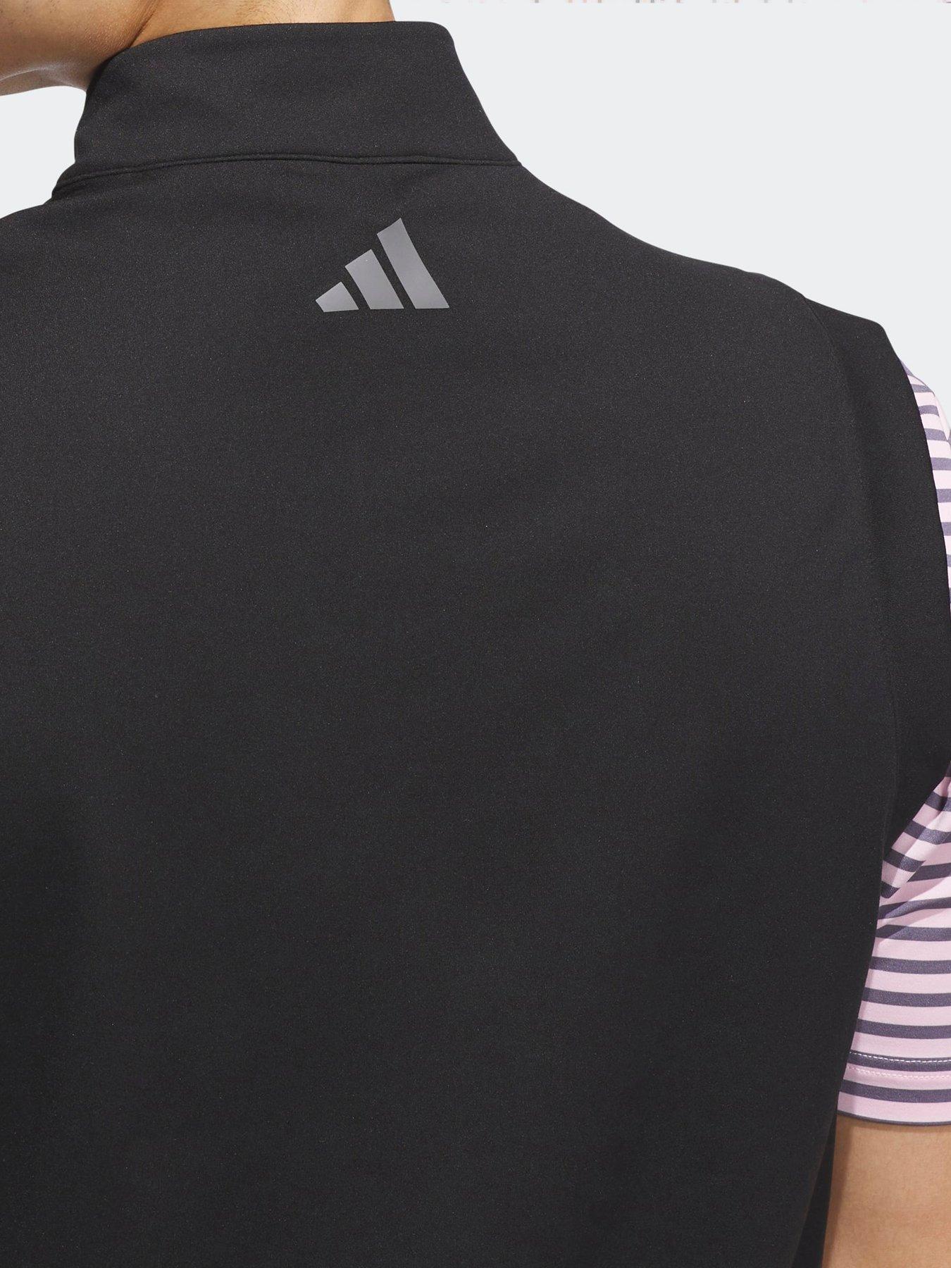 Image 5 of 5 of adidas Men's Ultimate365 Classic Quarter-Zip Golf Vest - Black