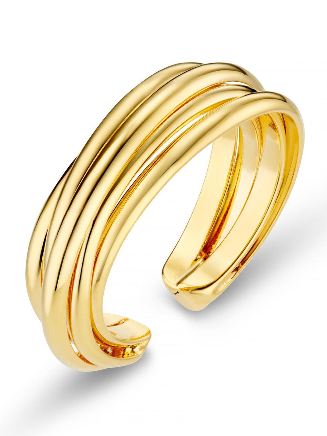 Orelia Linear Adjustable Ring