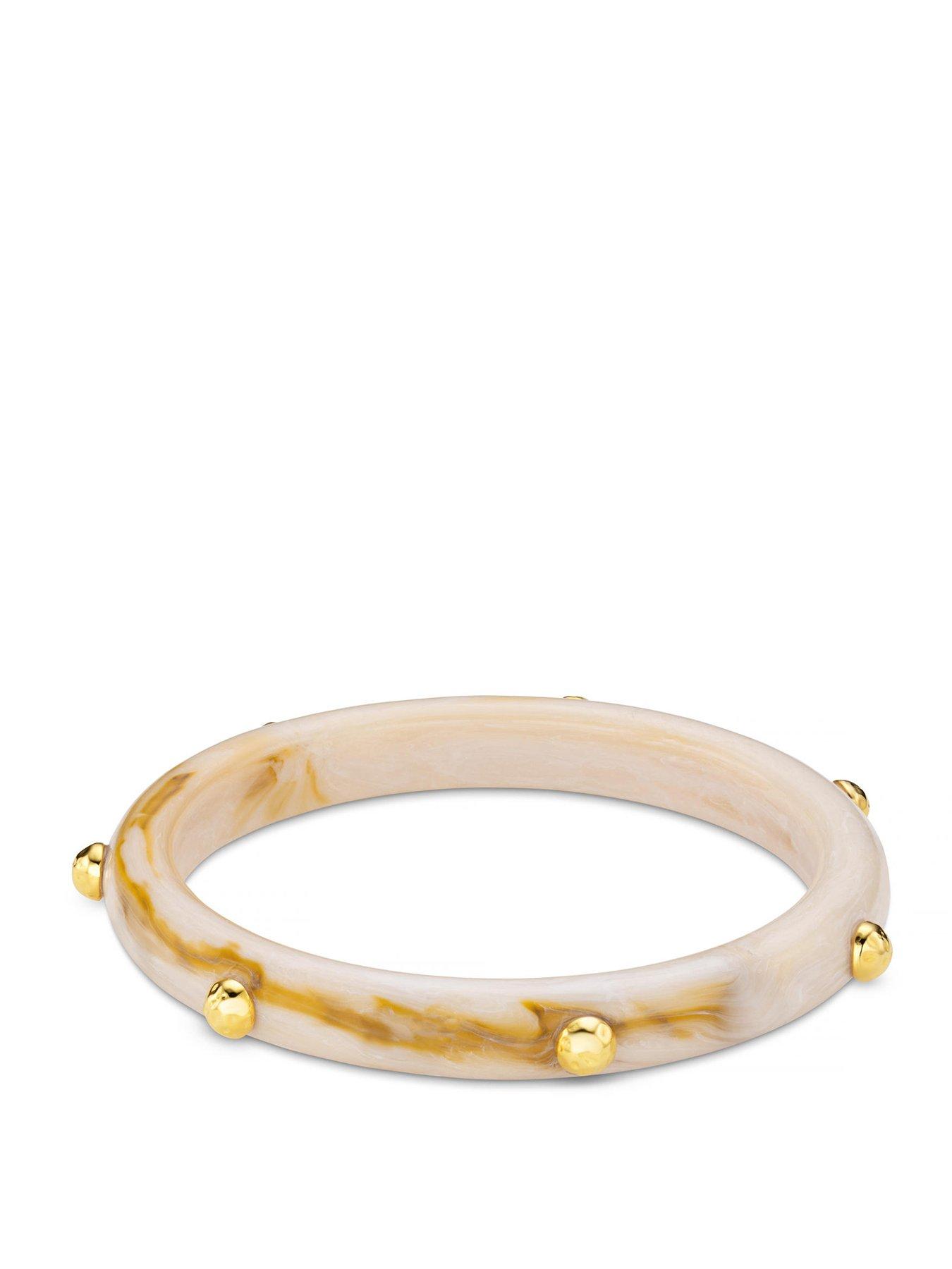 Orelia Resin Studded Bangle