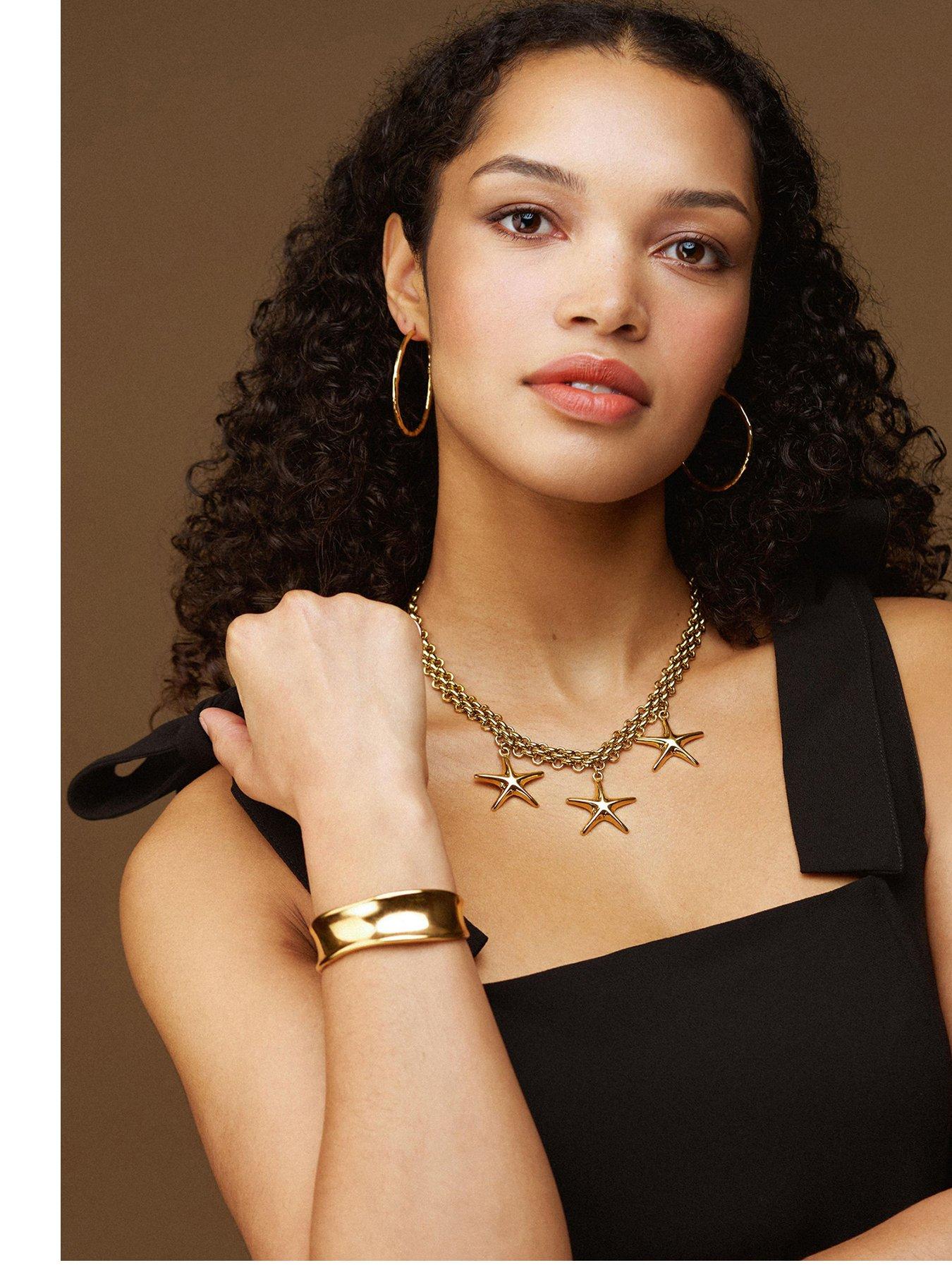 Orelia Luxe Waterproof Polished Molten Bangle