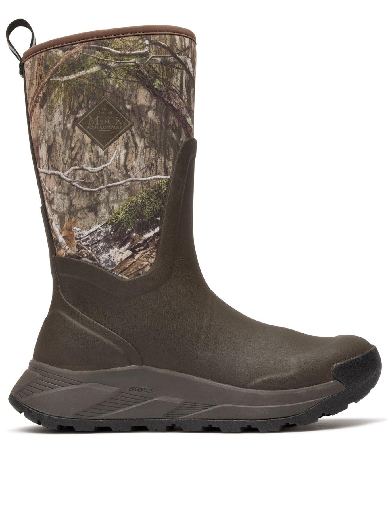 Image 1 of 6 of Muck Boots Mens Outmax 12 Boots -mossy Oak /turkish Brown