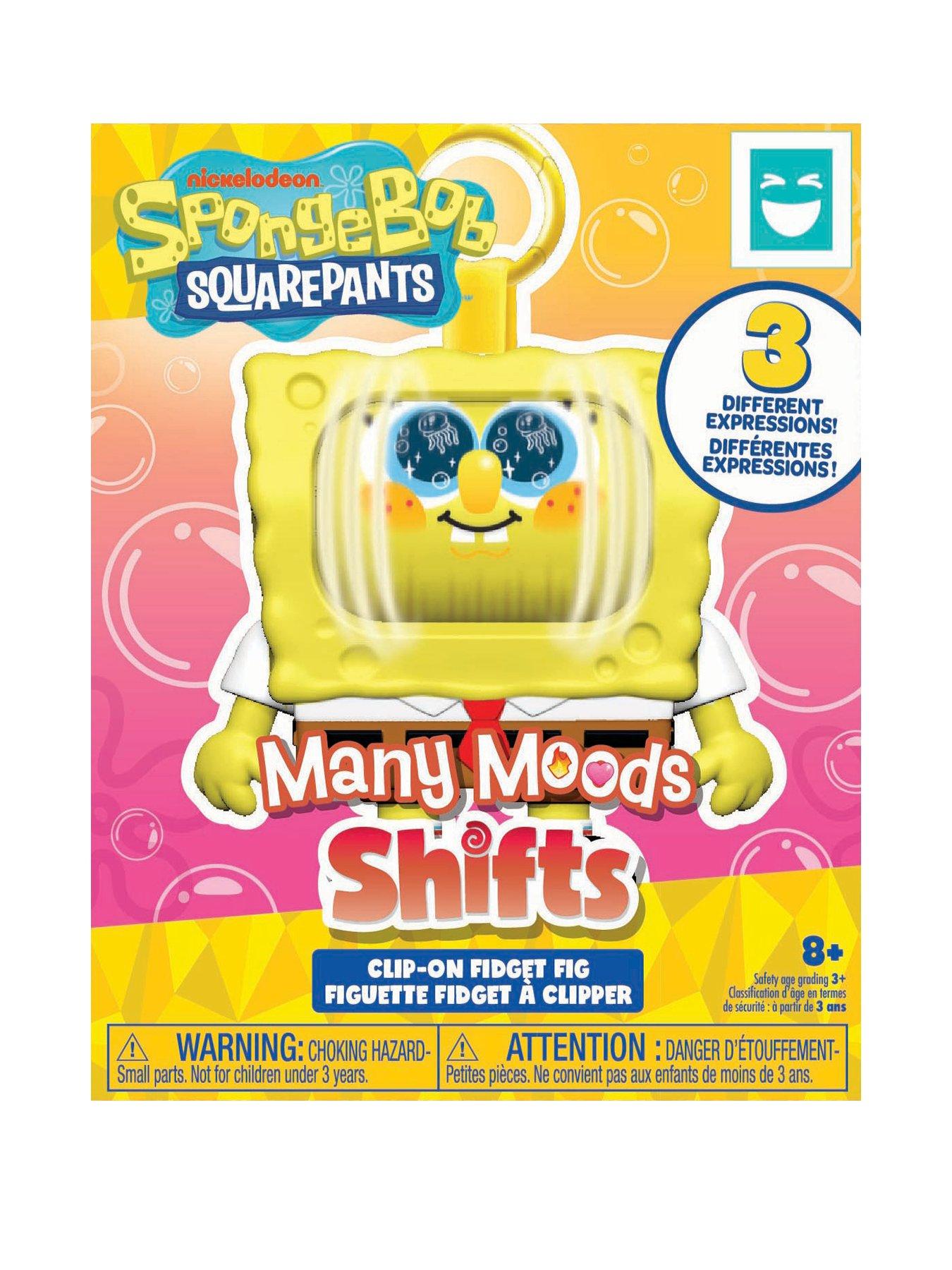 Spongebob Squarepants Spongebob Many Moods Shift Figures Clip Ons