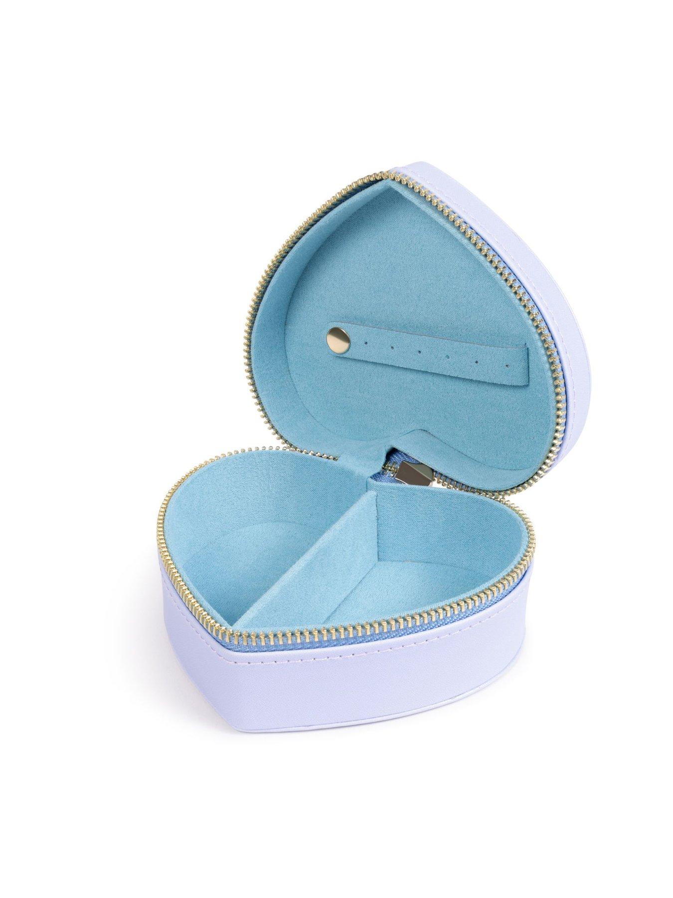 Image 3 of 4 of Disney Stitch &amp; Angel Zip Up Love Heart Jewellery Box