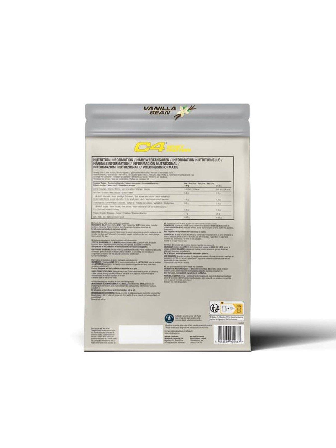 Image 2 of 2 of C4 Whey Protein - Vanilla Bean - 759g