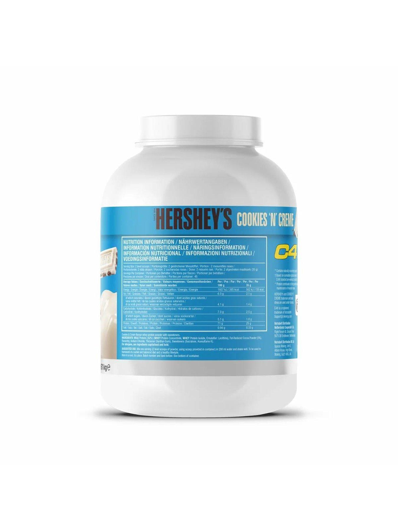 Image 3 of 3 of C4 Whey Protein - Hersheys Cookies & Creme - 1610g
