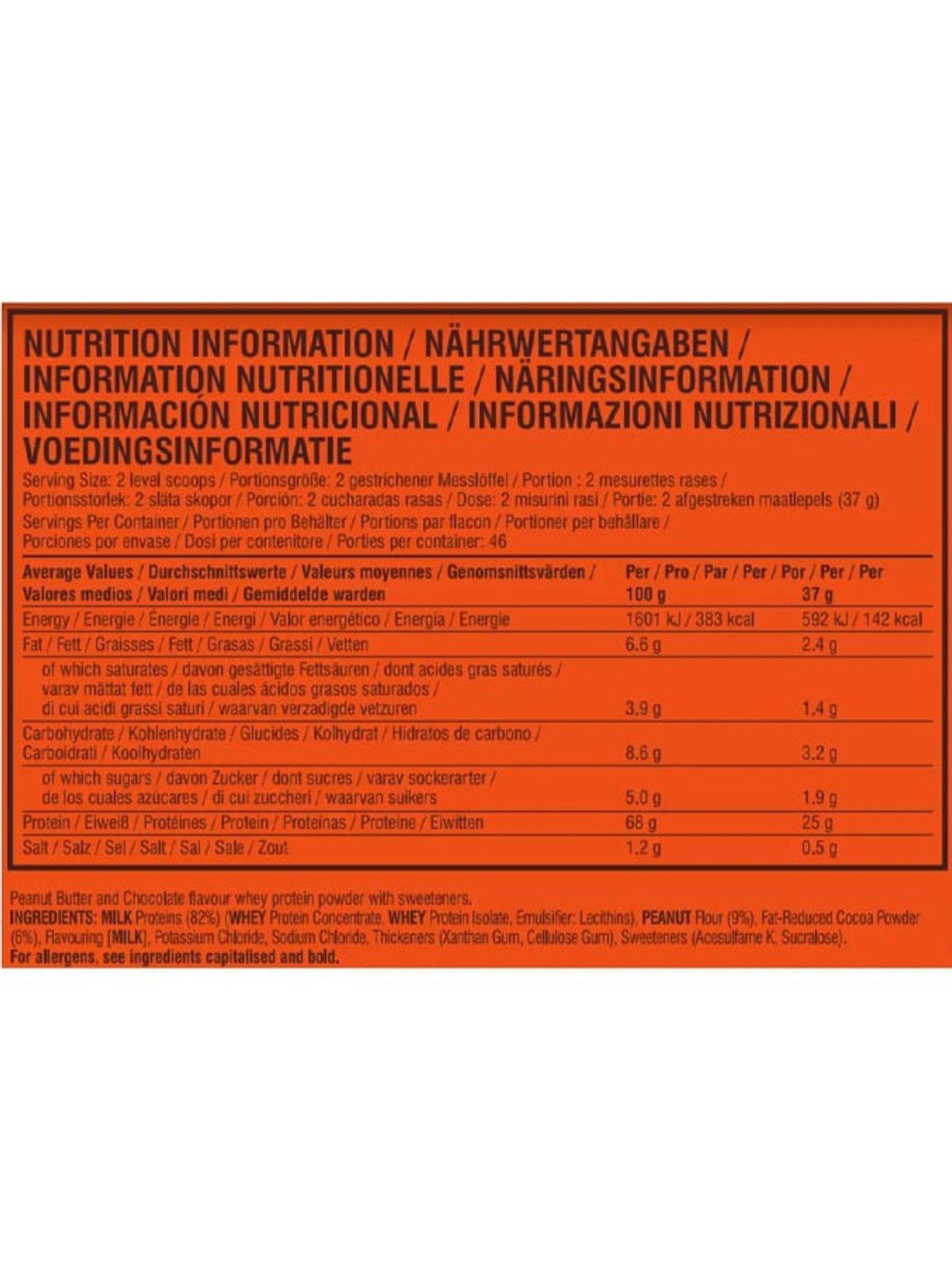 Image 2 of 2 of C4 Whey Protein - Reeses Peanut Butter Cup - 1700g
