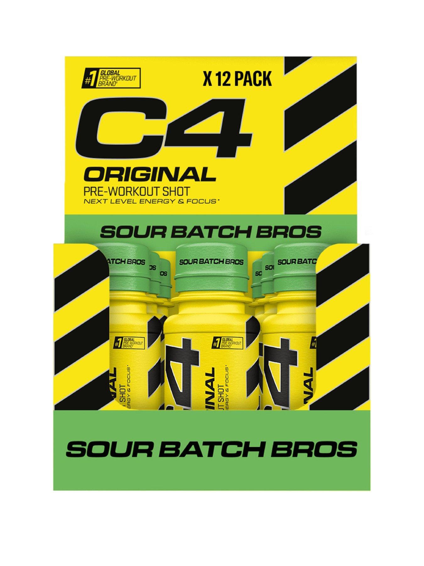 C4 Original Pre-Workout Shot - Sour Batch Bros - 12 x 60ml