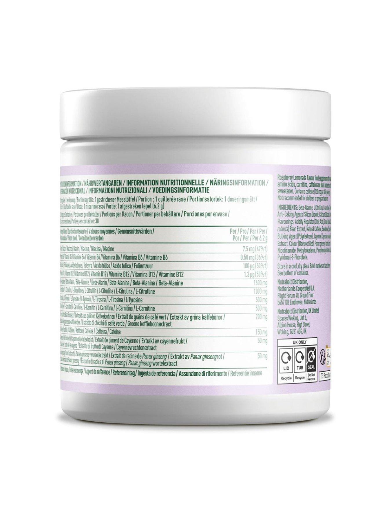 Image 3 of 3 of Bloom Bloom Pre-Workout - Raspberry Lemonade - 180g