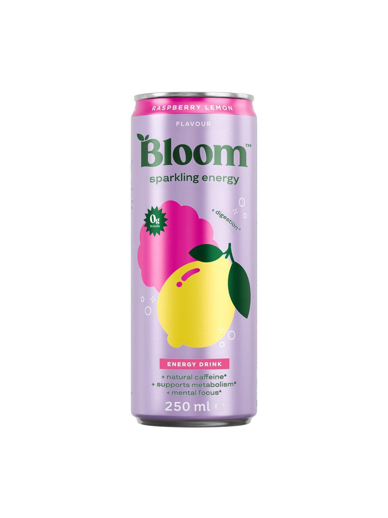 Image 2 of 3 of Bloom Sparkling Energy Drink - Raspberry Lemon - 12 x 250ml